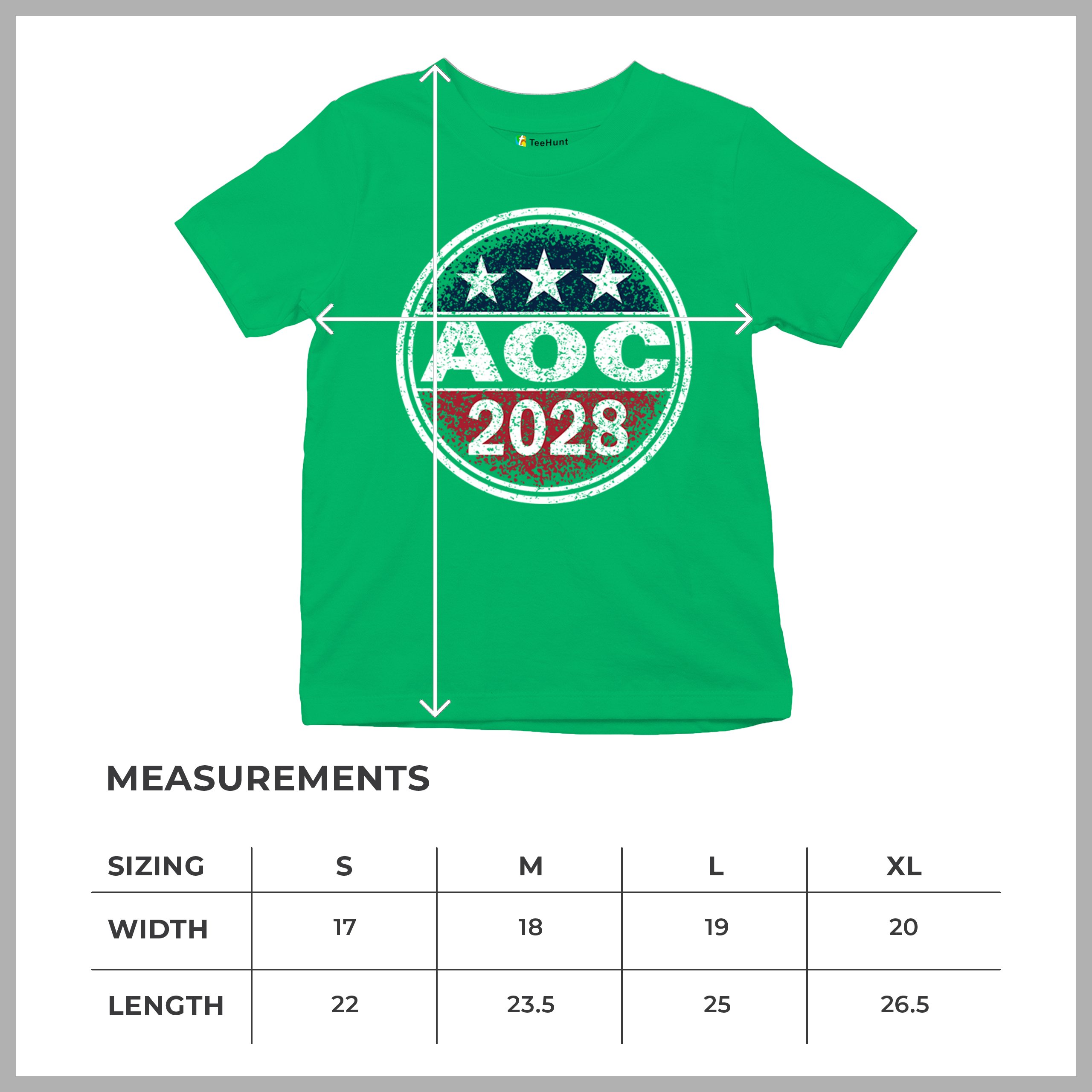 AOC 2028 for President Youth T-shirt Alexandria Ocasio-Cortez Democrat Kids - Picture 36 of 43