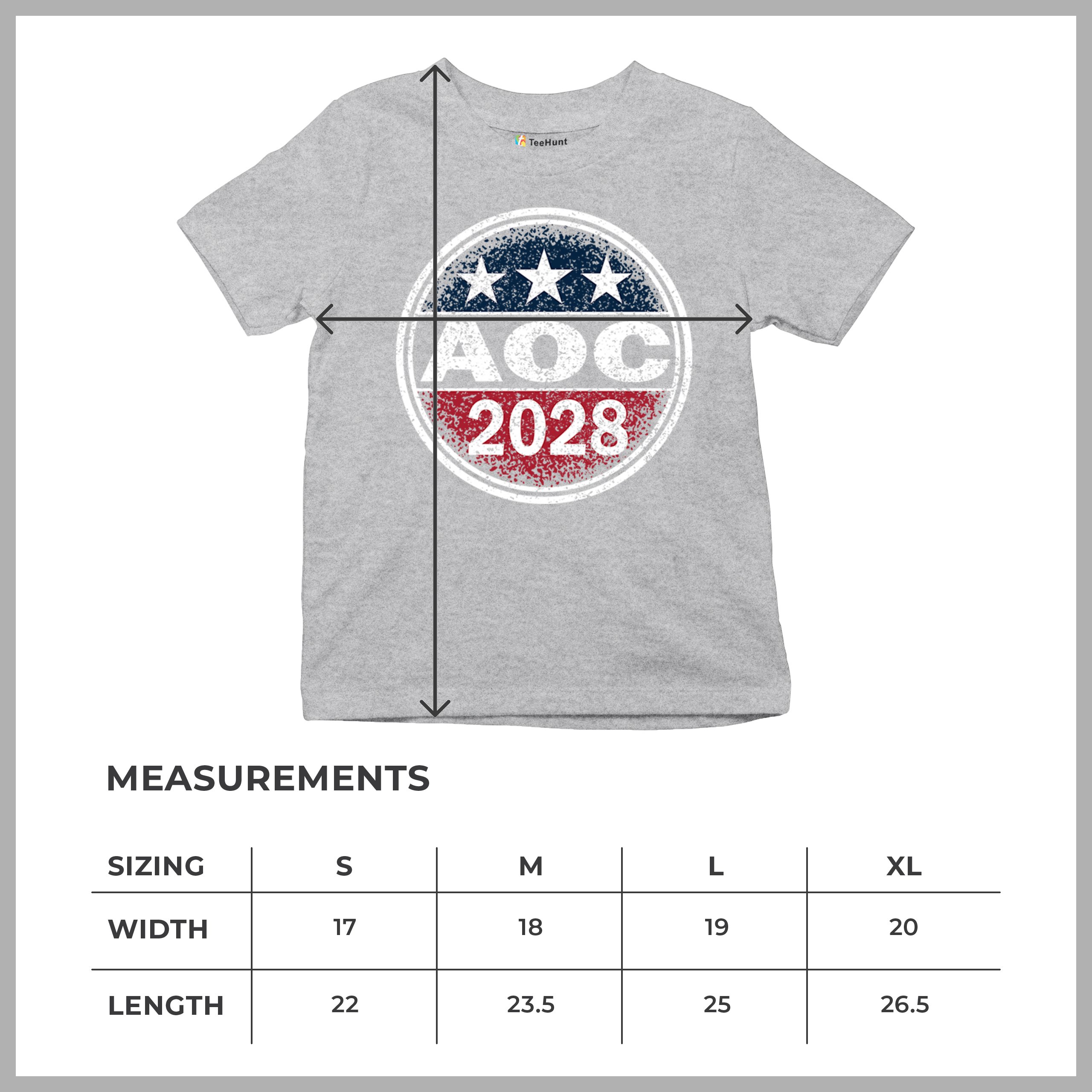 AOC 2028 for President Youth T-shirt Alexandria Ocasio-Cortez Democrat Kids - Picture 22 of 43