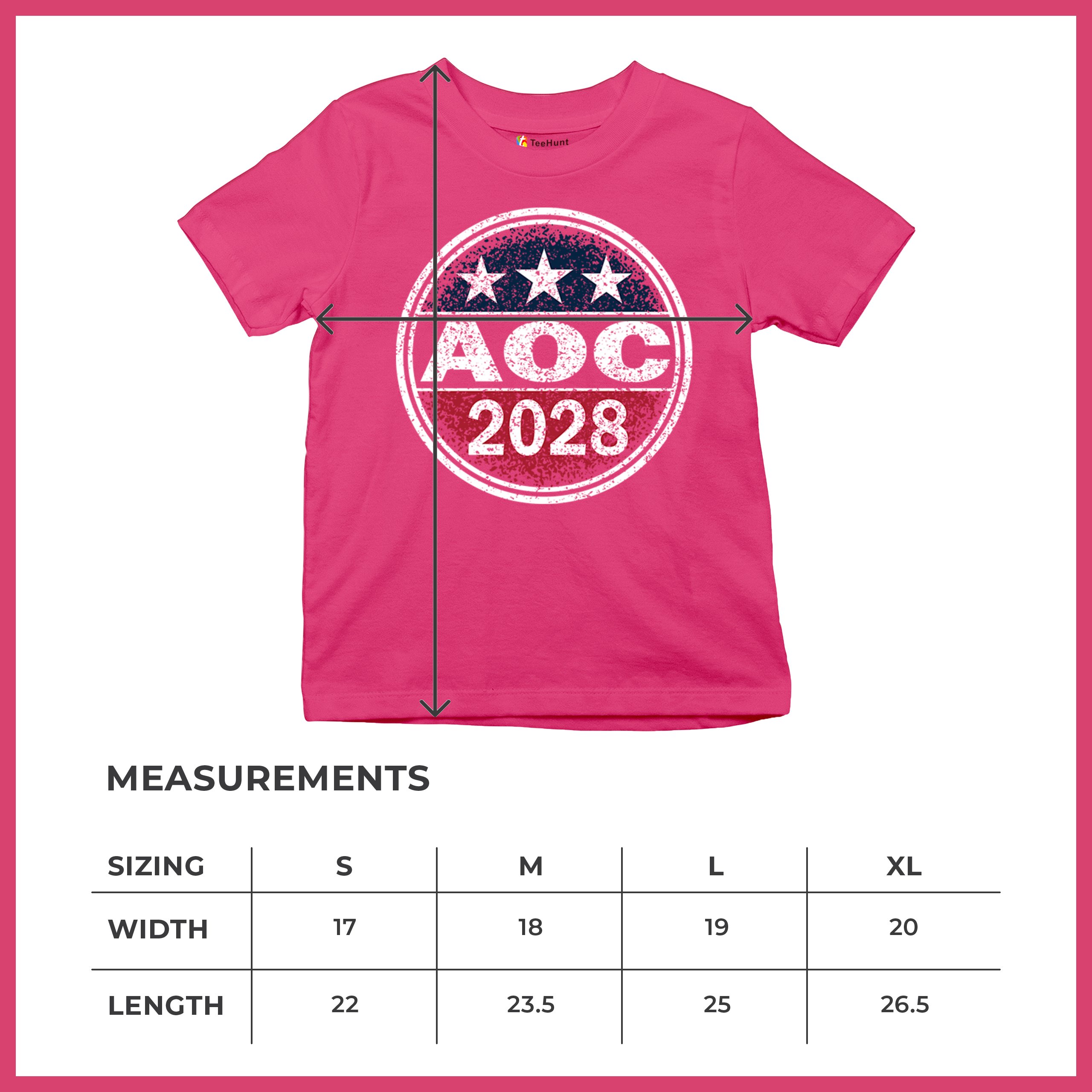 AOC 2028 for President Youth T-shirt Alexandria Ocasio-Cortez Democrat Kids - Picture 43 of 43