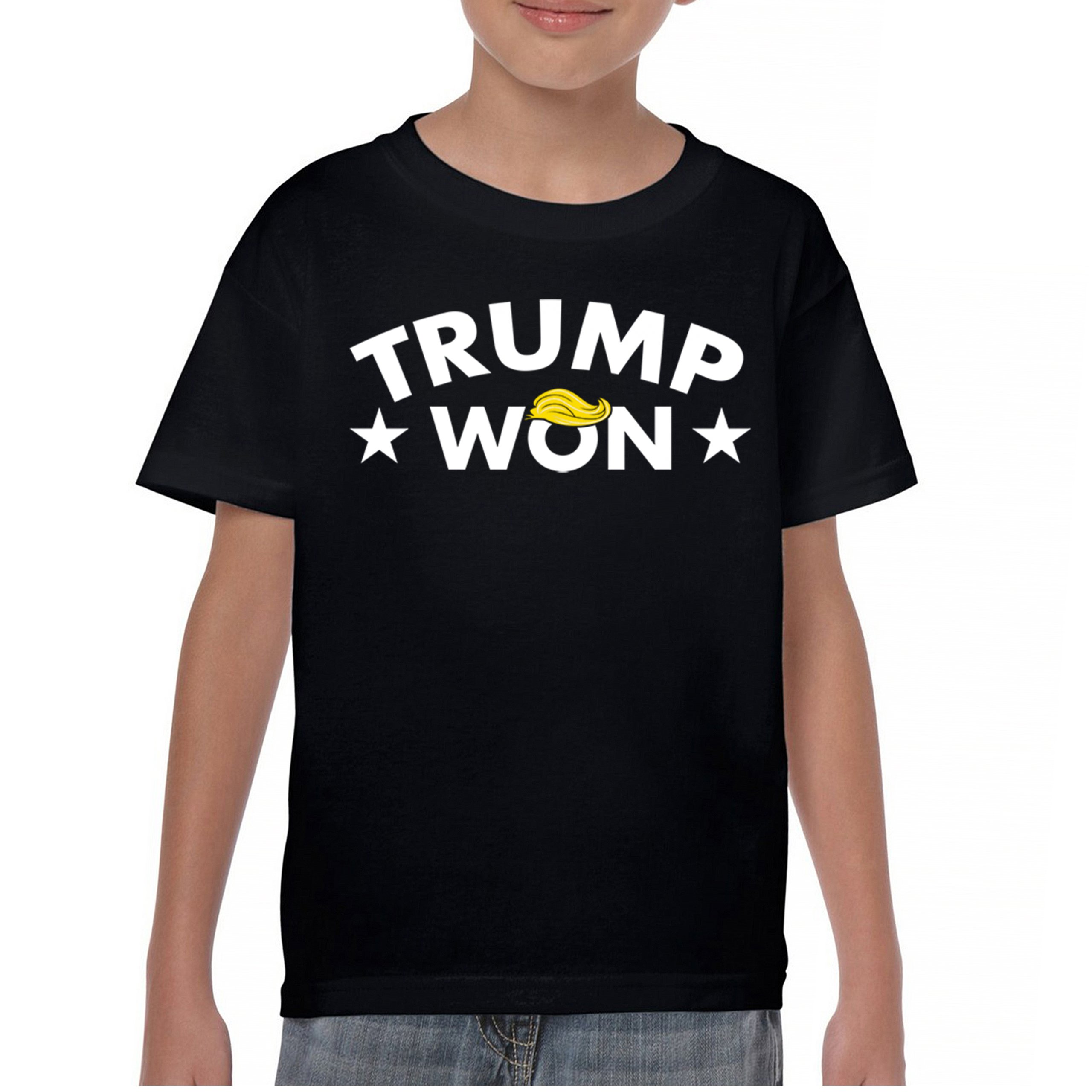 Trump Won Youth T-shirt 47th President MAGA 2024 America First Republican Kids - Picture 9 of 43