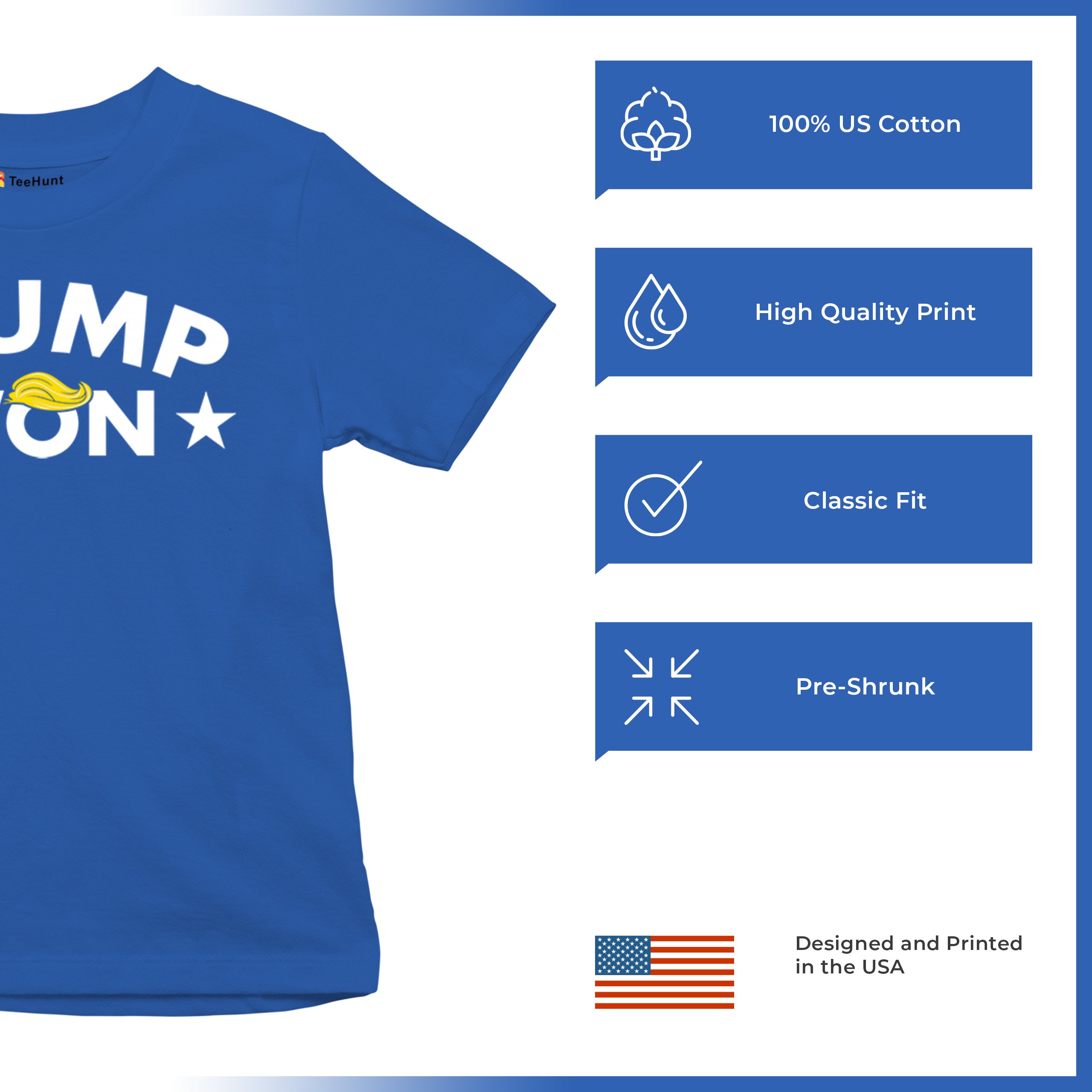 Trump Won Youth T-shirt 47th President MAGA 2024 America First Republican Kids - Picture 35 of 43