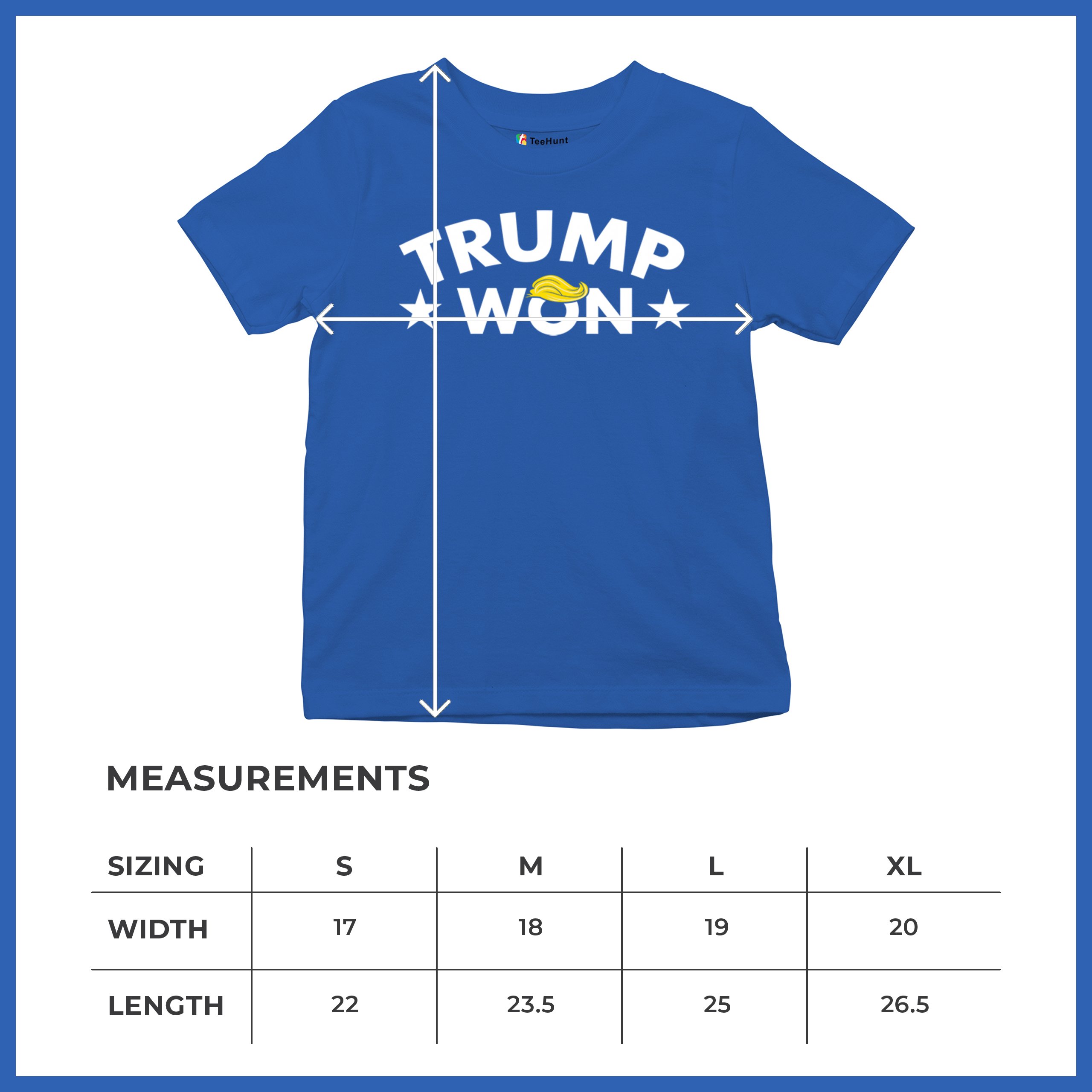 Trump Won Youth T-shirt 47th President MAGA 2024 America First Republican Kids - Picture 36 of 43