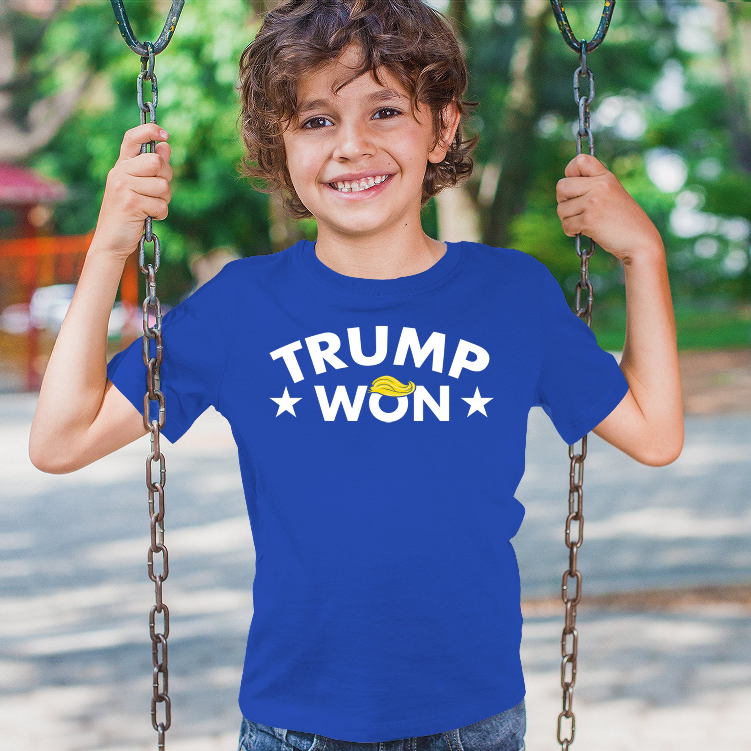 Trump Won Youth T-shirt 47th President MAGA 2024 America First Republican Kids - Picture 33 of 43