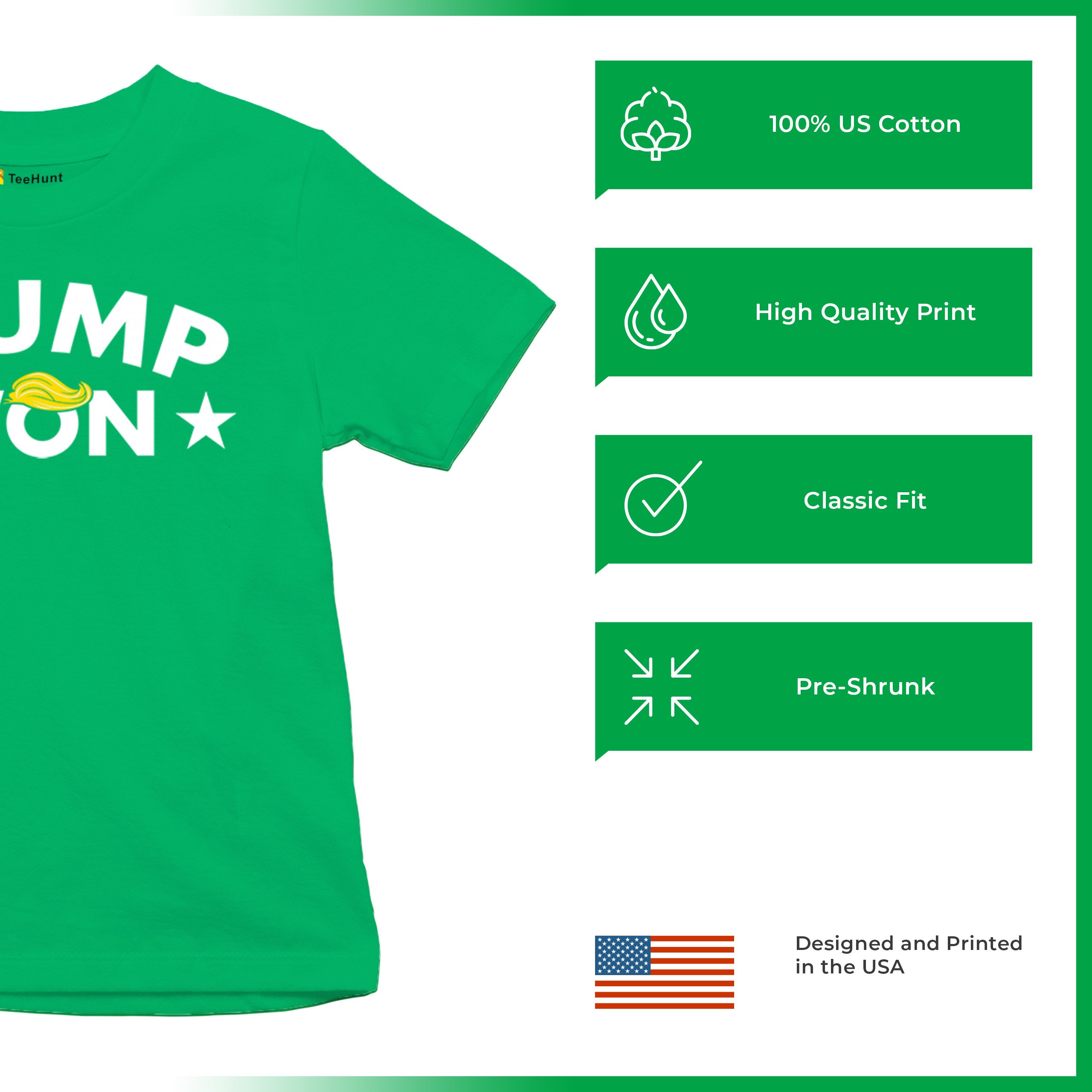 Trump Won Youth T-shirt 47th President MAGA 2024 America First Republican Kids - Picture 28 of 43