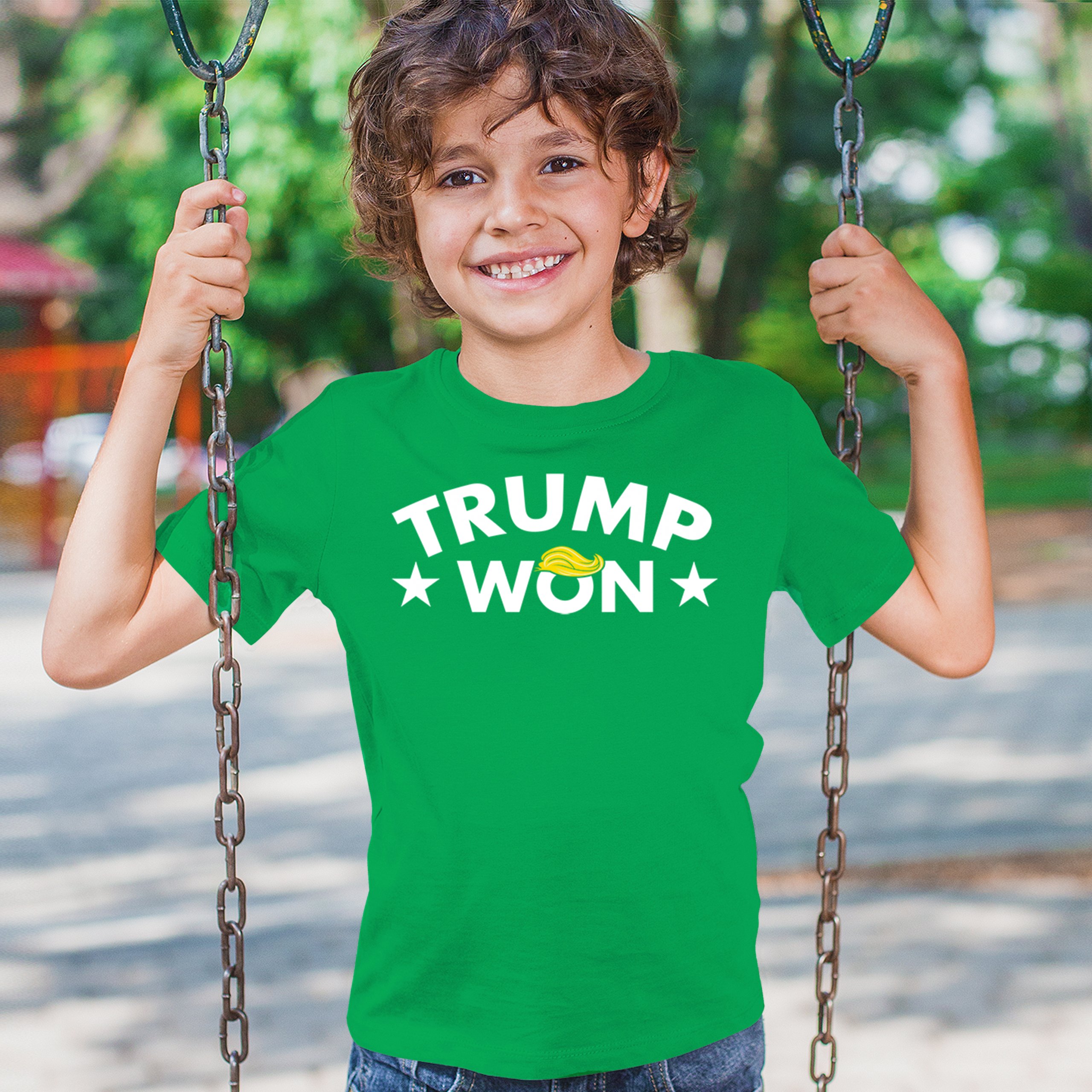 Trump Won Youth T-shirt 47th President MAGA 2024 America First Republican Kids - Picture 26 of 43