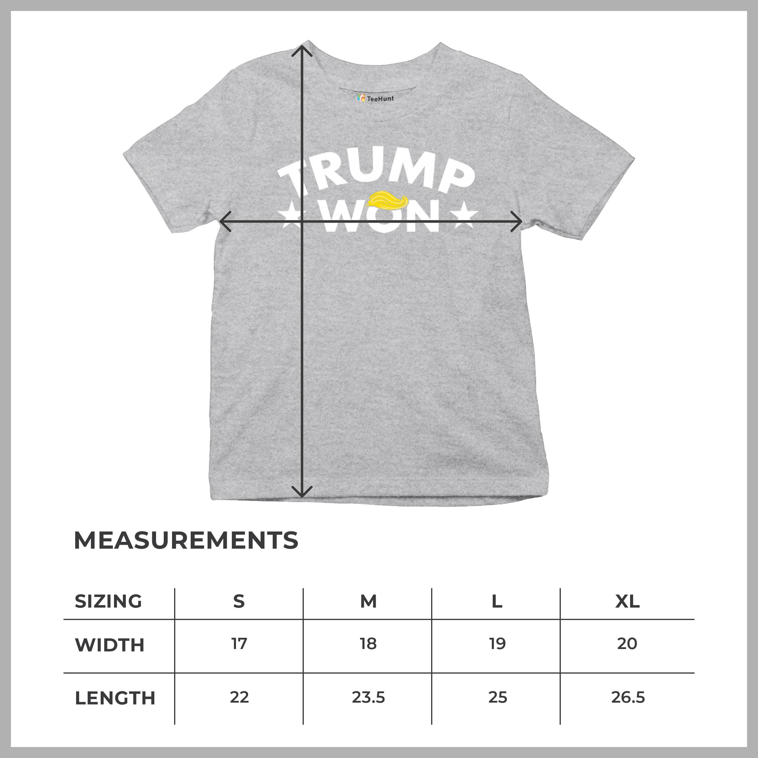 Trump Won Youth T-shirt 47th President MAGA 2024 America First Republican Kids - Picture 22 of 43