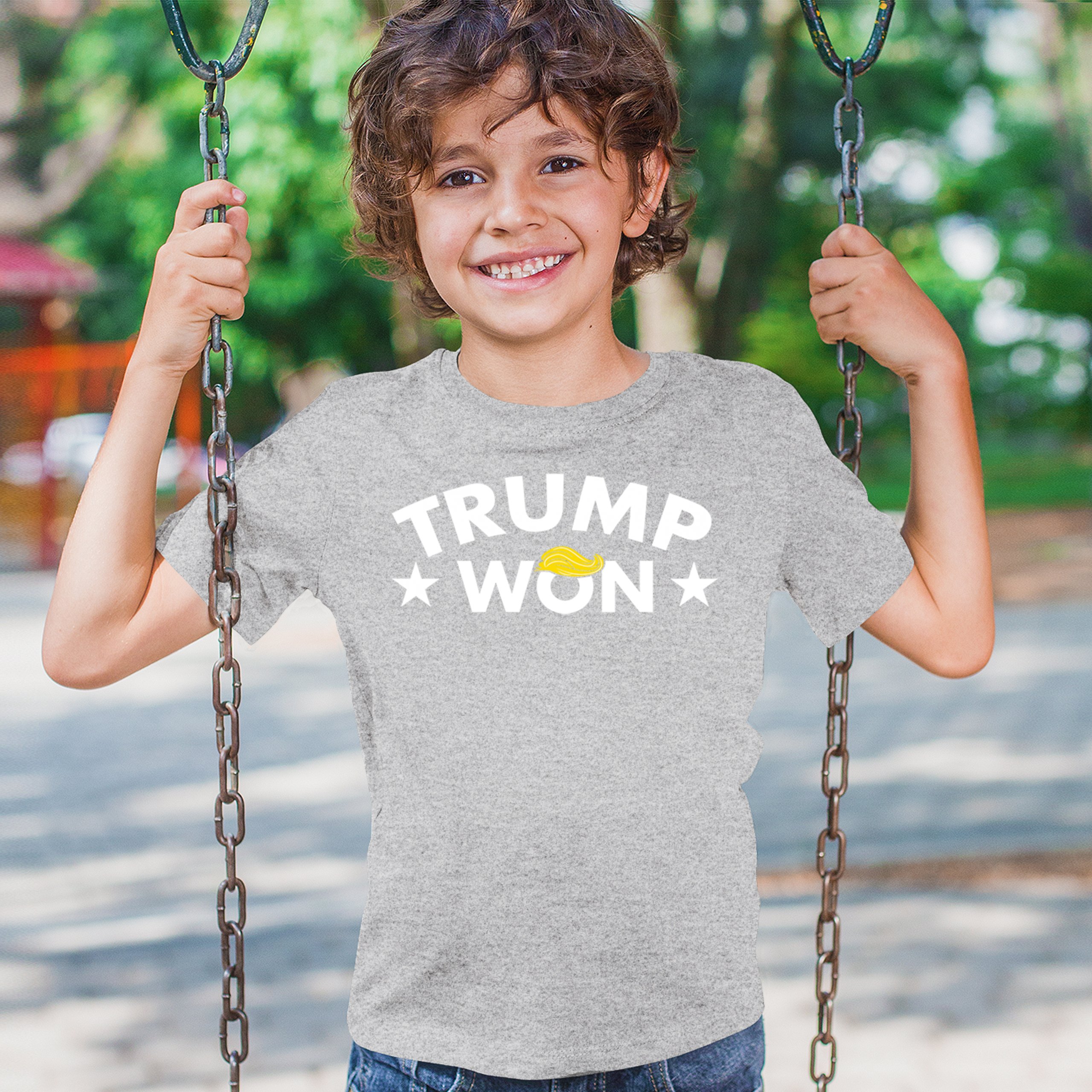Trump Won Youth T-shirt 47th President MAGA 2024 America First Republican Kids - Picture 19 of 43