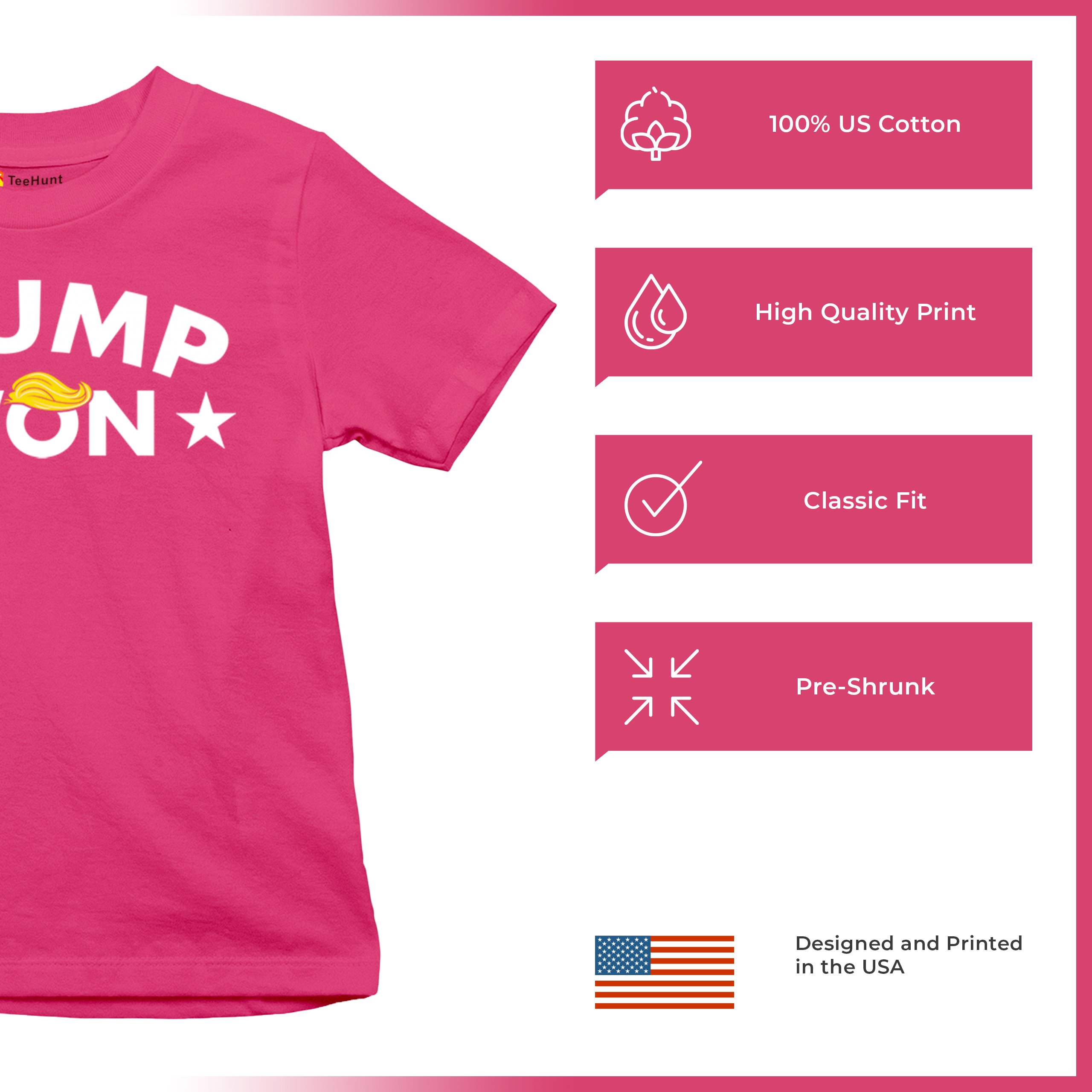 Trump Won Youth T-shirt 47th President MAGA 2024 America First Republican Kids - Picture 42 of 43