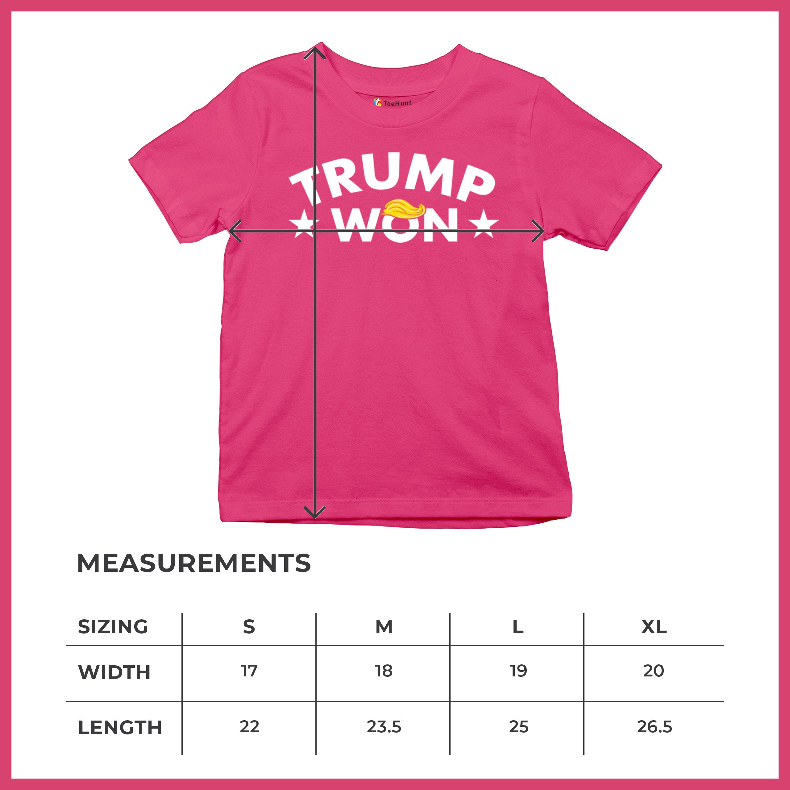 Trump Won Youth T-shirt 47th President MAGA 2024 America First Republican Kids - Picture 43 of 43