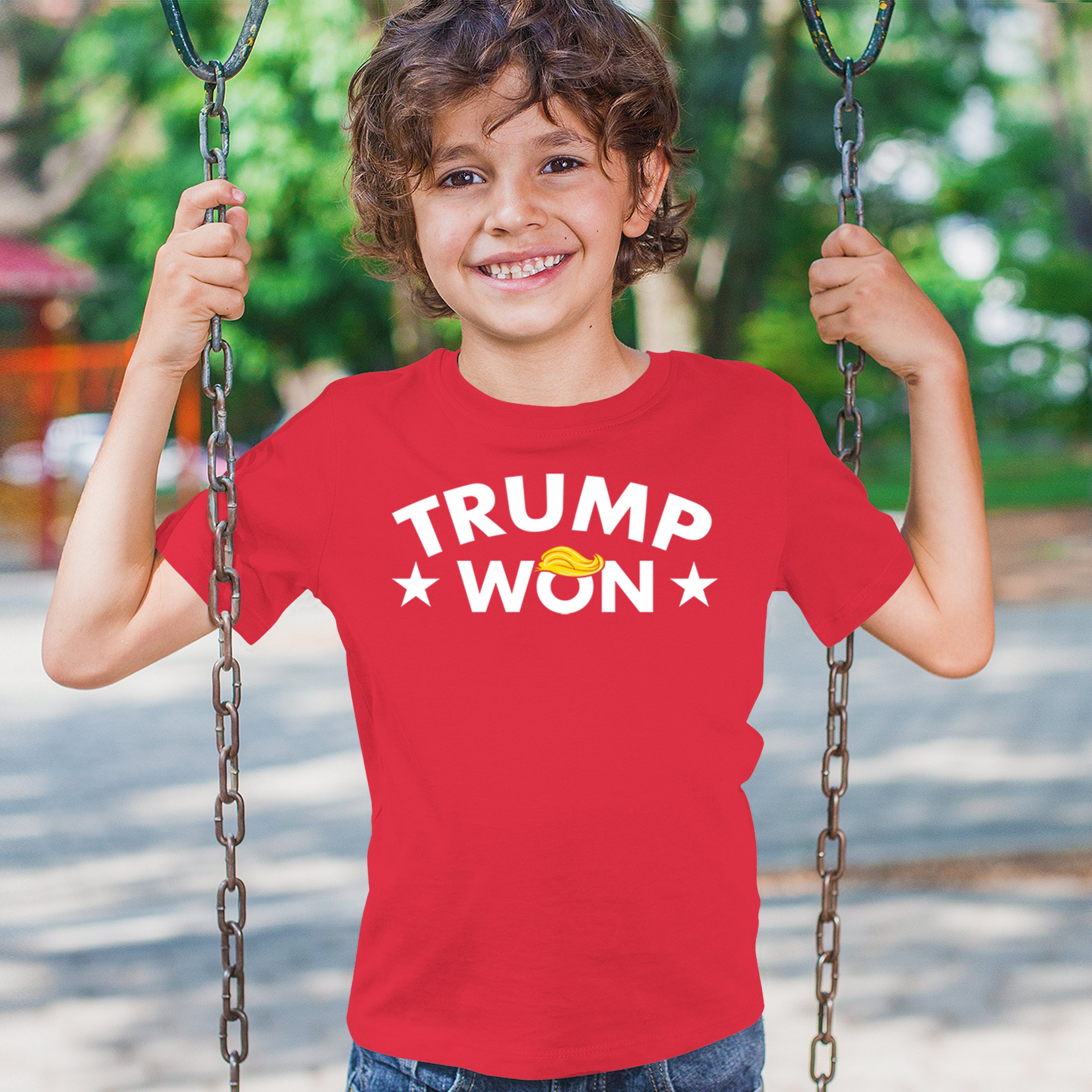 Trump Won Youth T-shirt 47th President MAGA 2024 America First Republican Kids - Picture 5 of 43