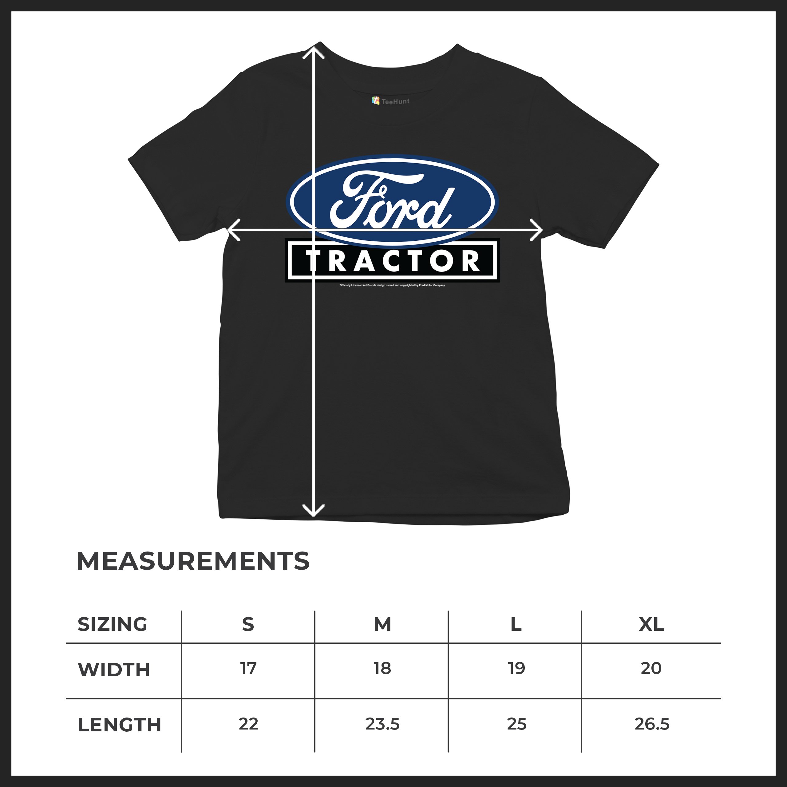Ford Tractor Logo Blue Youth T-shirt Vintage Farm Rustic Classic Retro Kids - Picture 8 of 50