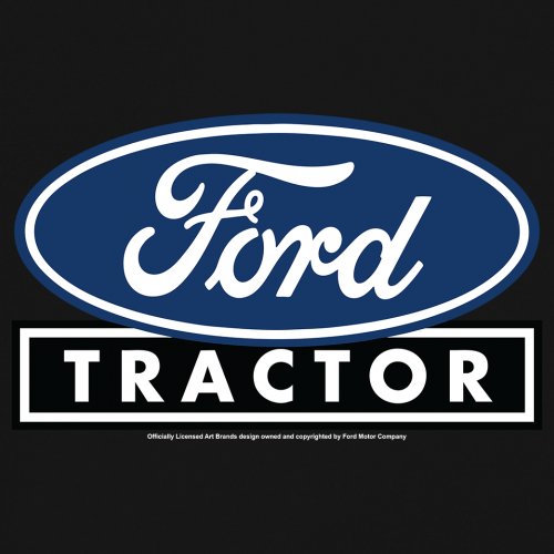 Ford Tractor Logo Blue Youth T-shirt Vintage Farm Rustic Classic Retro Kids - Picture 4 of 50