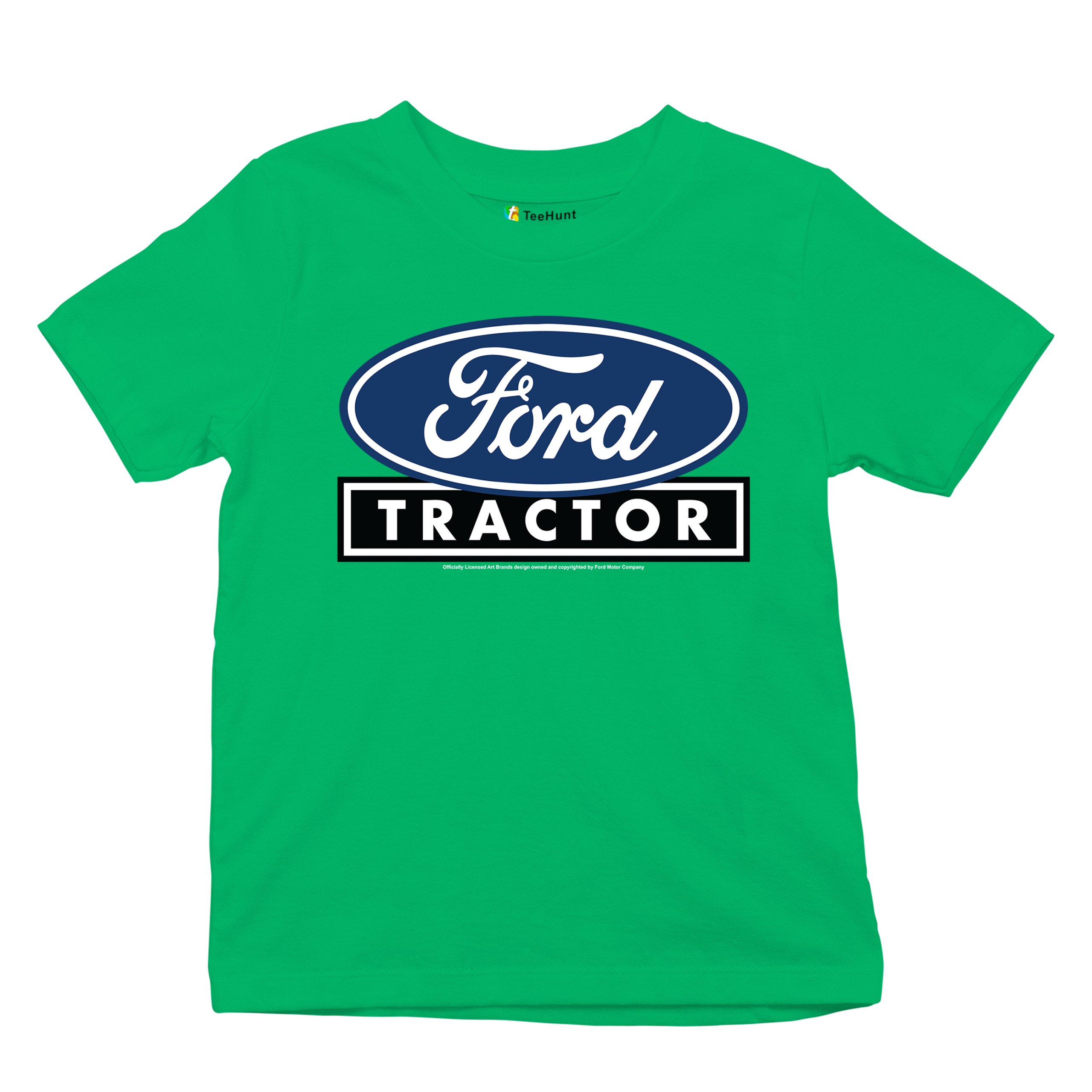 Ford Tractor Logo Blue Youth T-shirt Vintage Farm Rustic Classic Retro Kids - Picture 34 of 50