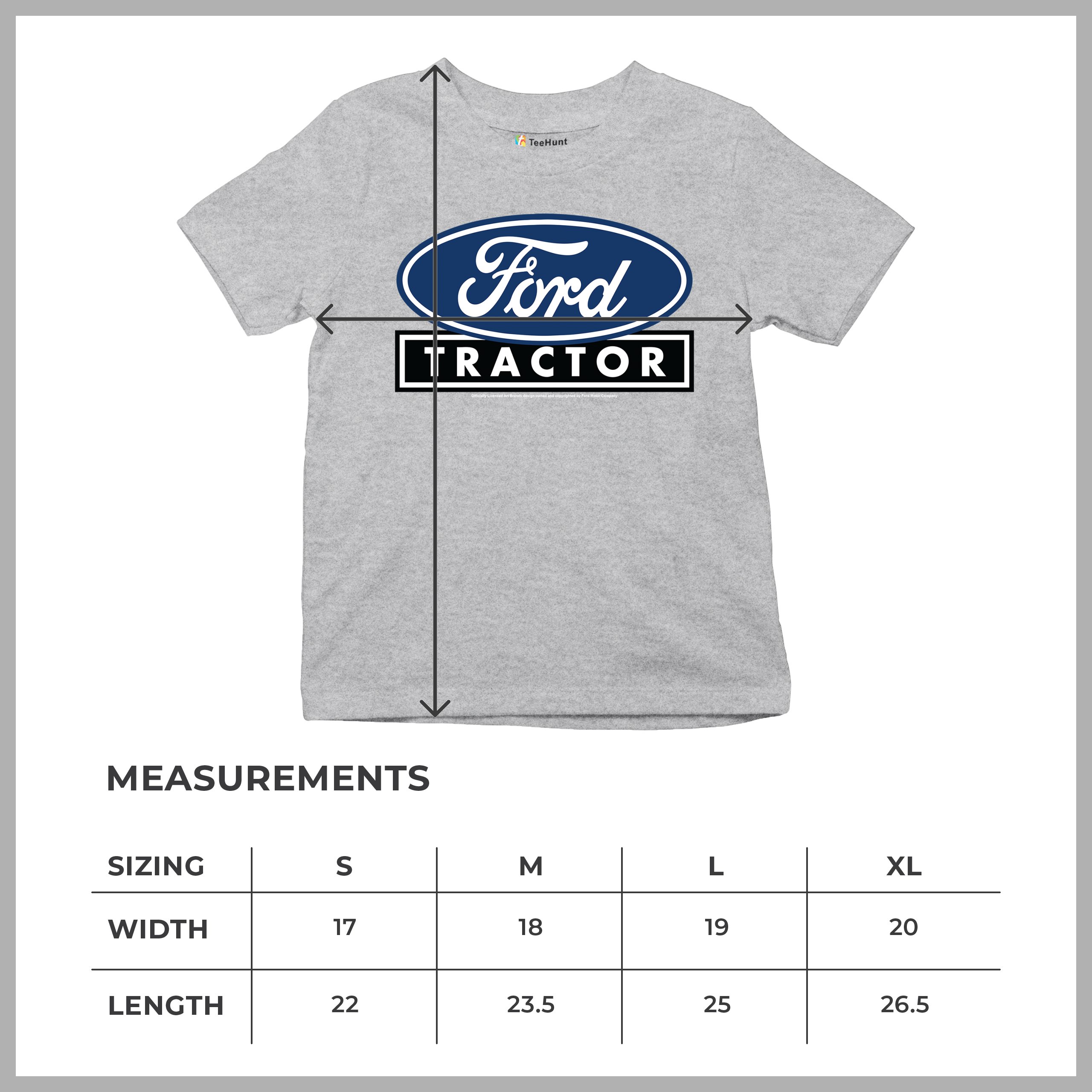 Ford Tractor Logo Blue Youth T-shirt Vintage Farm Rustic Classic Retro Kids - Picture 15 of 50