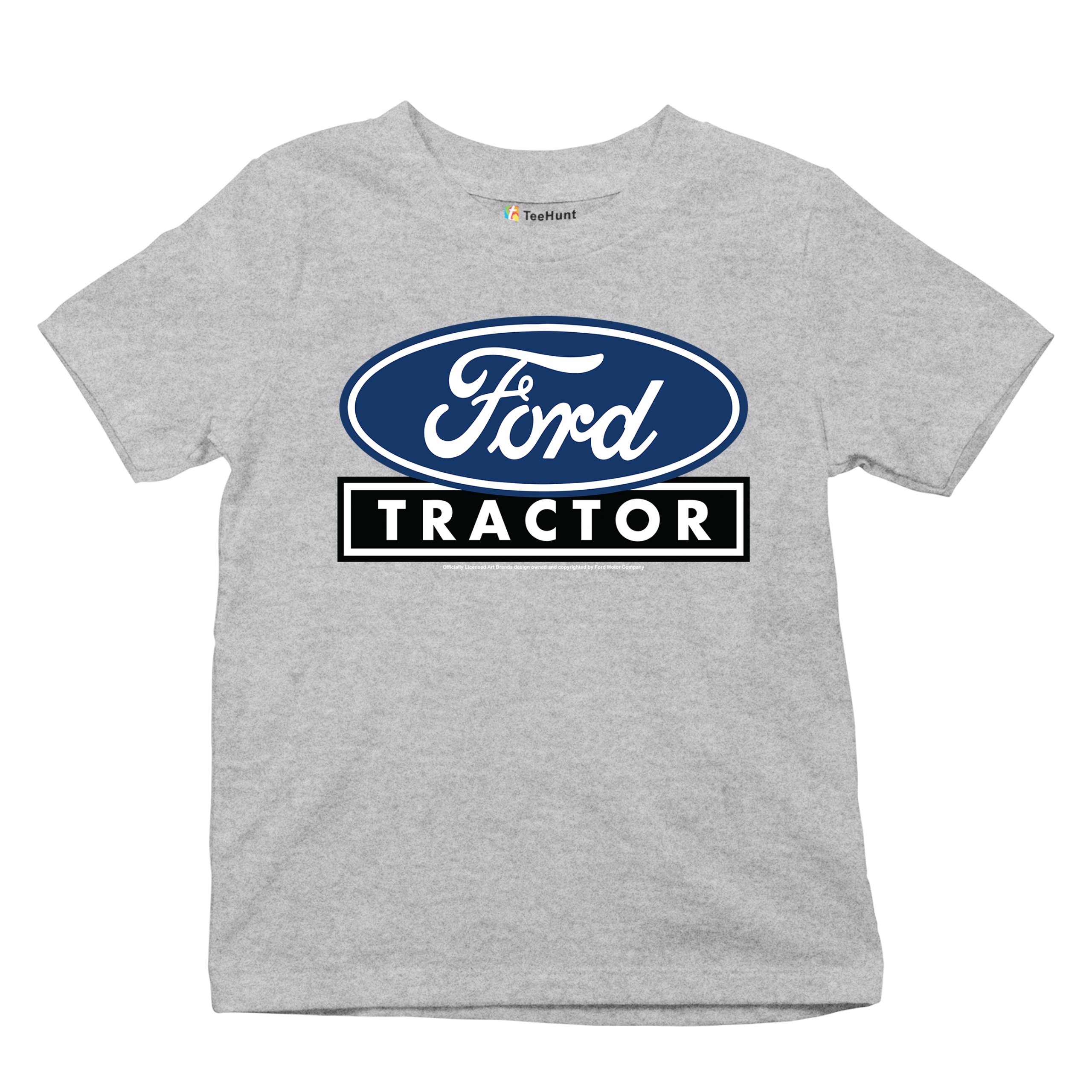 Ford Tractor Logo Blue Youth T-shirt Vintage Farm Rustic Classic Retro Kids - Picture 13 of 50