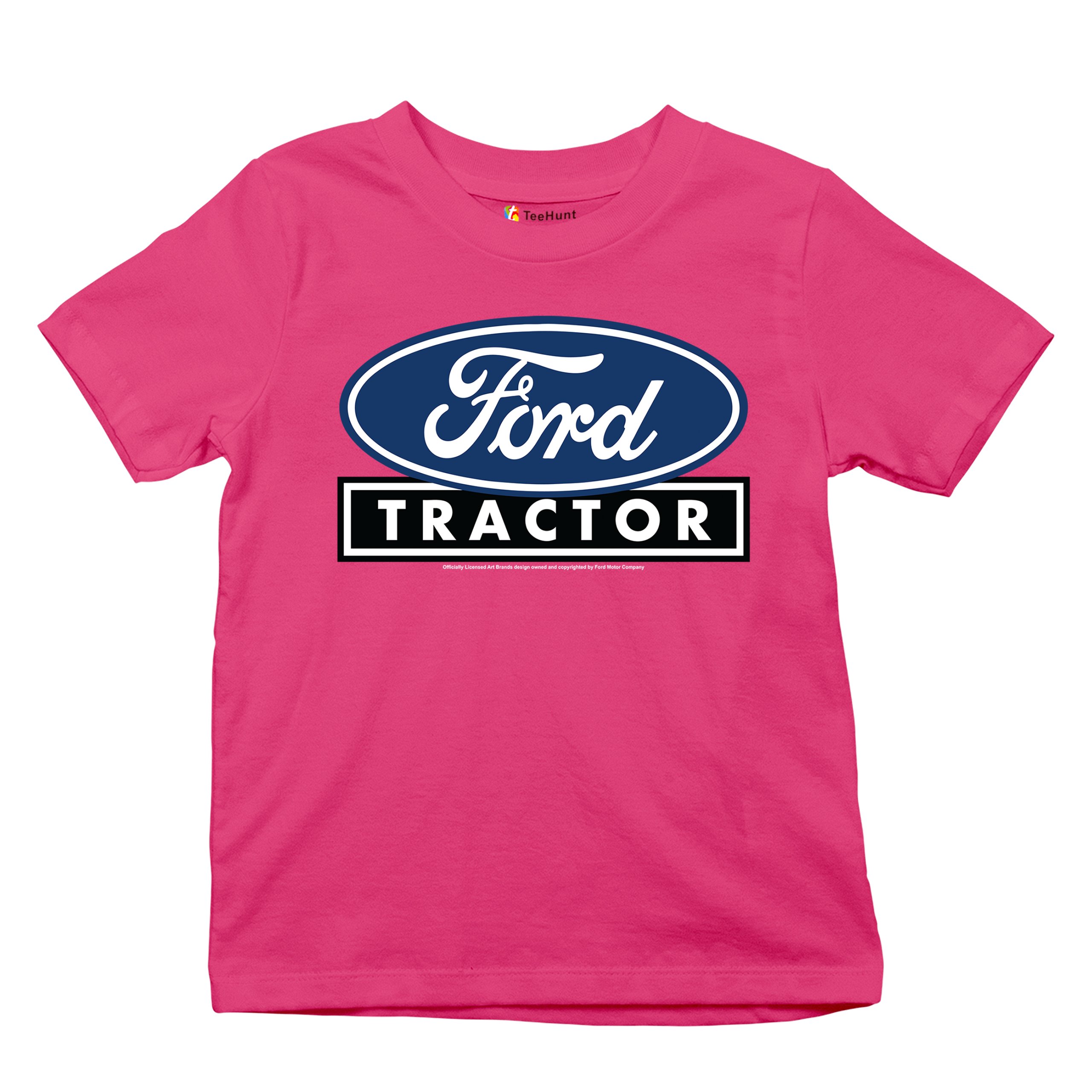 Ford Tractor Logo Blue Youth T-shirt Vintage Farm Rustic Classic Retro Kids - Picture 48 of 50