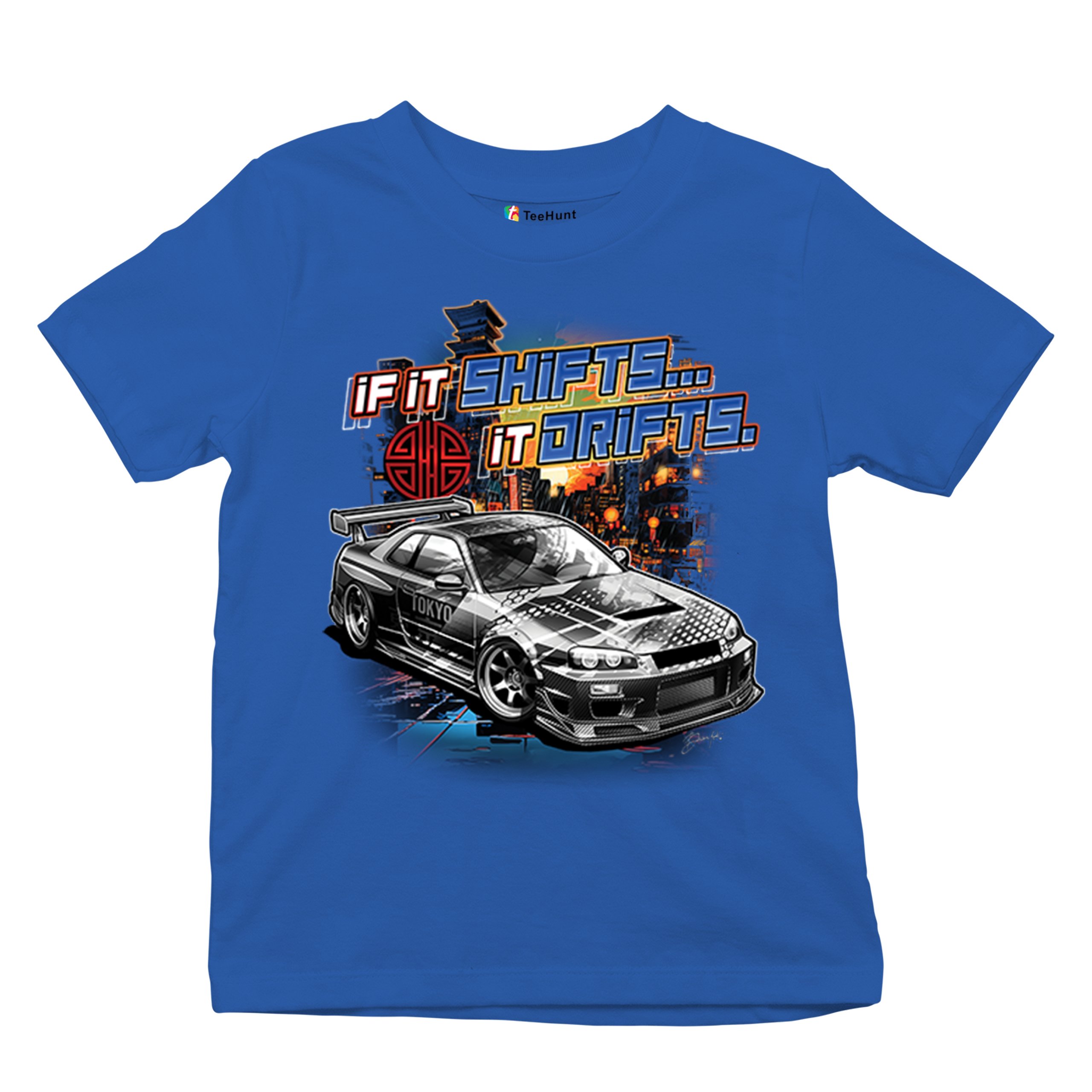 If It Shifts It Drifts Youth T-shirt Racing Custom Culture Japanese Cars Kids - Picture 41 of 50