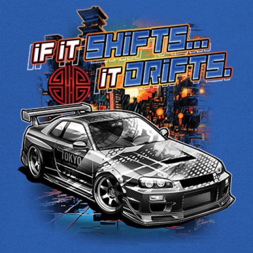 If It Shifts It Drifts Youth T-shirt Racing Custom Culture Japanese Cars Kids - Picture 39 of 50