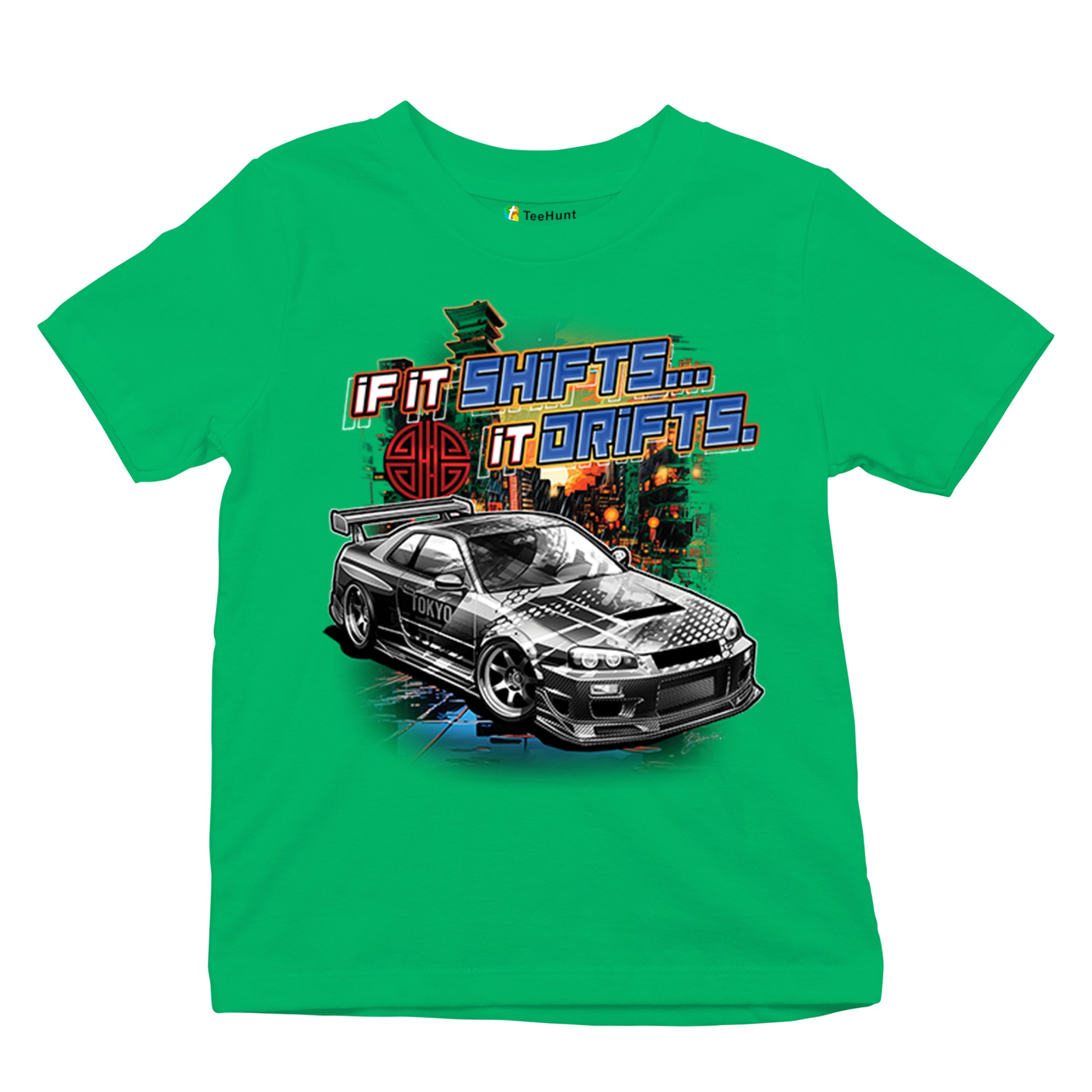 If It Shifts It Drifts Youth T-shirt Racing Custom Culture Japanese Cars Kids - Picture 34 of 50