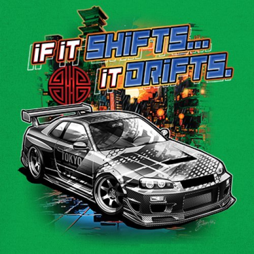 If It Shifts It Drifts Youth T-shirt Racing Custom Culture Japanese Cars Kids - Picture 32 of 50