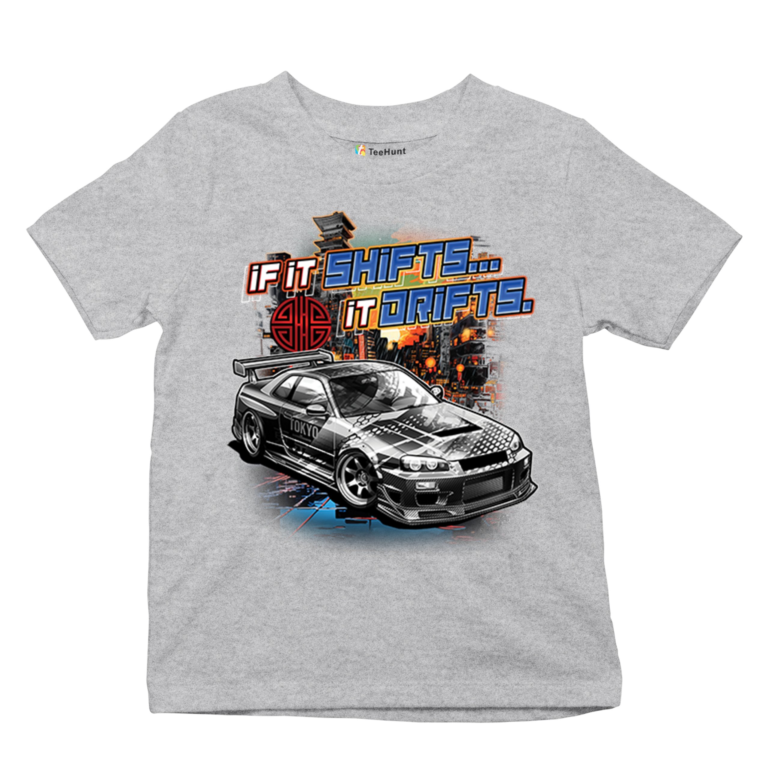 If It Shifts It Drifts Youth T-shirt Racing Custom Culture Japanese Cars Kids - Picture 13 of 50