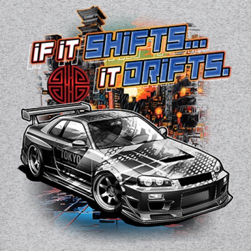 If It Shifts It Drifts Youth T-shirt Racing Custom Culture Japanese Cars Kids - Picture 11 of 50