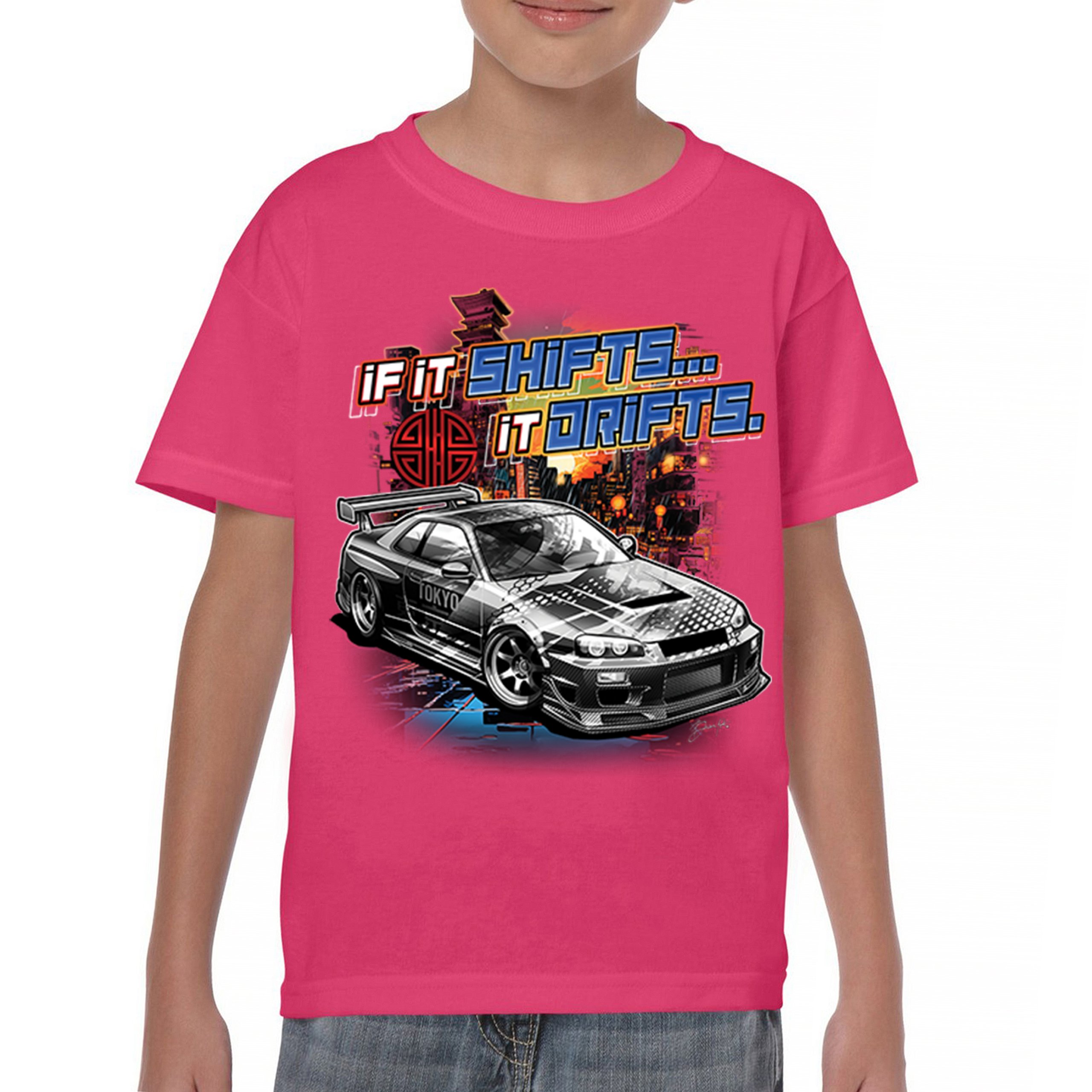 If It Shifts It Drifts Youth T-shirt Racing Custom Culture Japanese Cars Kids - Picture 44 of 50