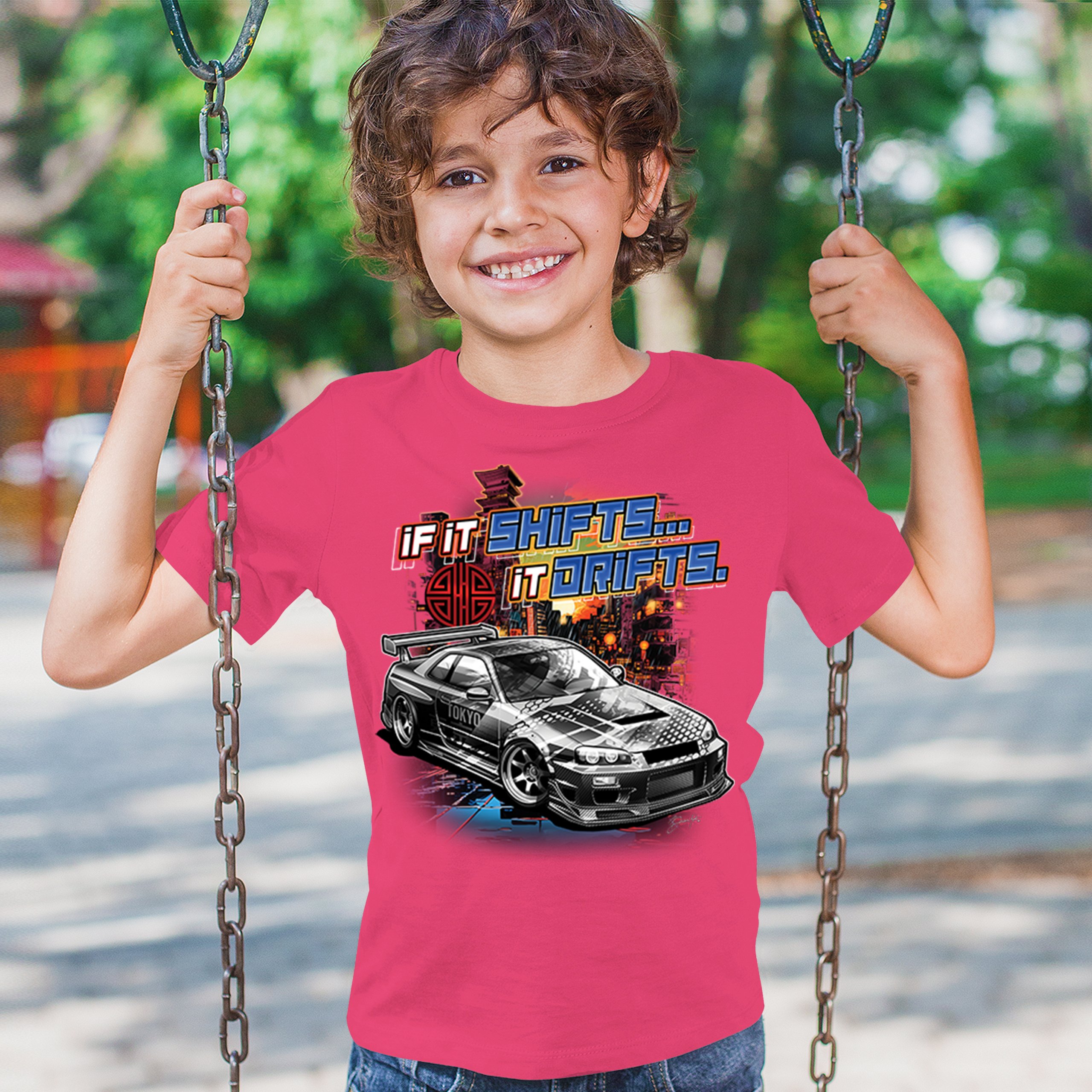 If It Shifts It Drifts Youth T-shirt Racing Custom Culture Japanese Cars Kids - Picture 47 of 50
