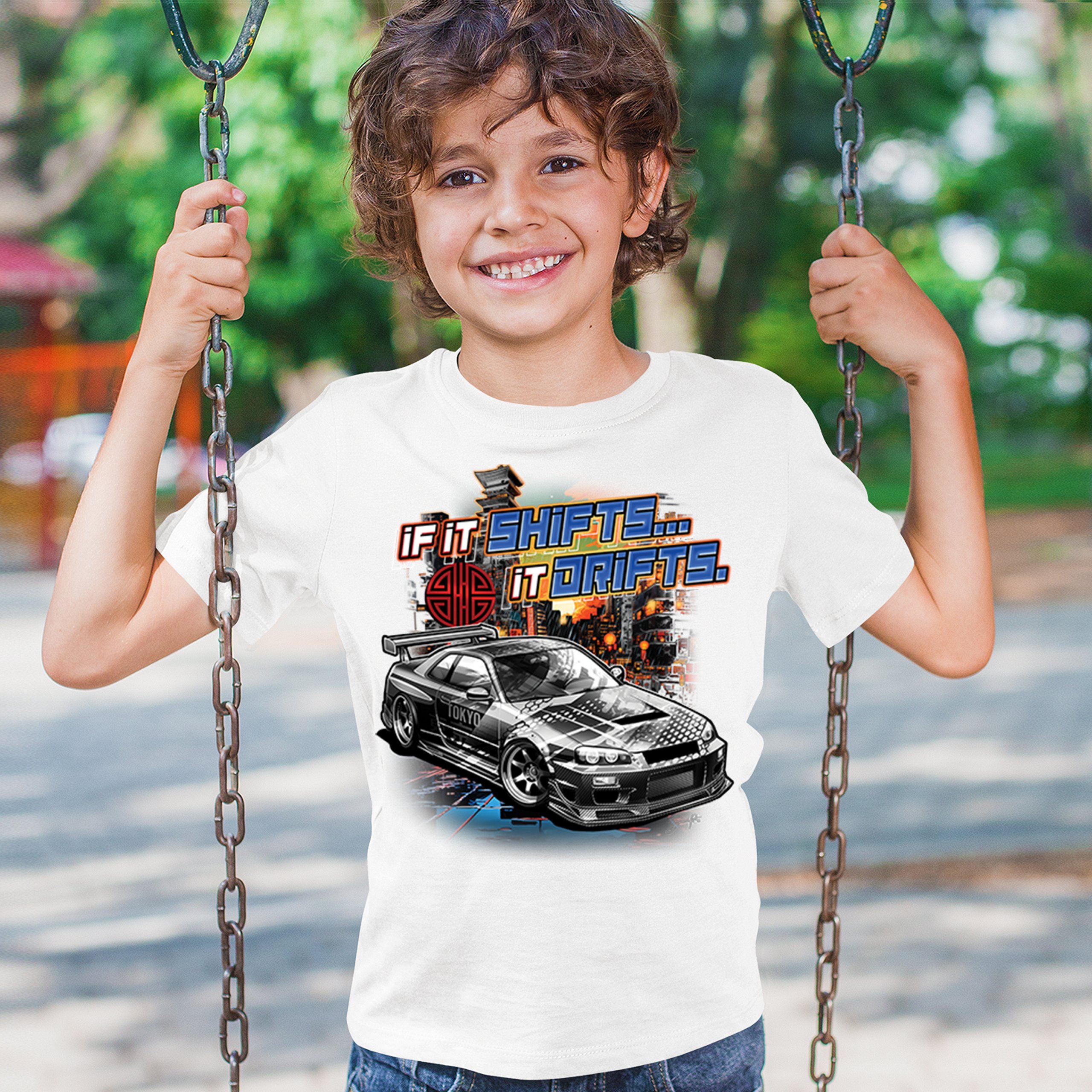 If It Shifts It Drifts Youth T-shirt Racing Custom Culture Japanese Cars Kids - Picture 26 of 50