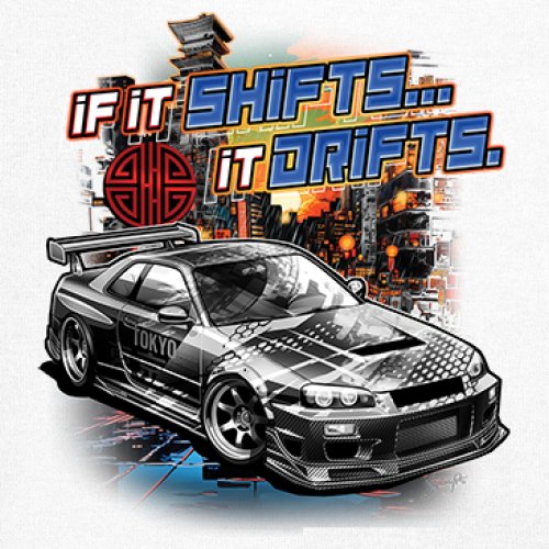 If It Shifts It Drifts Youth T-shirt Racing Custom Culture Japanese Cars Kids - Picture 25 of 50