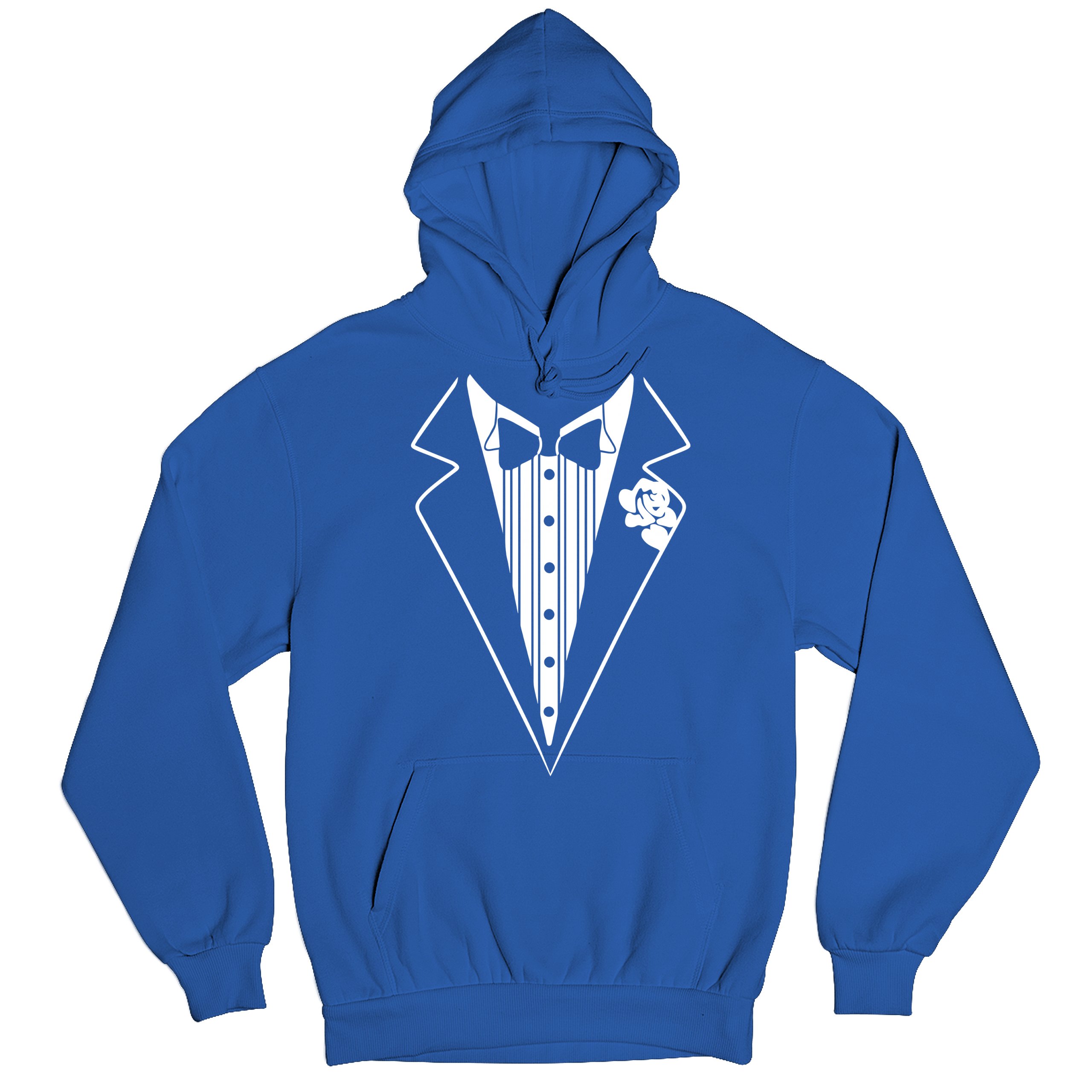 Tuxedo Sweatshirt Funny Wedding Prom Bachelor Party Hoodie Groom Gift Costume