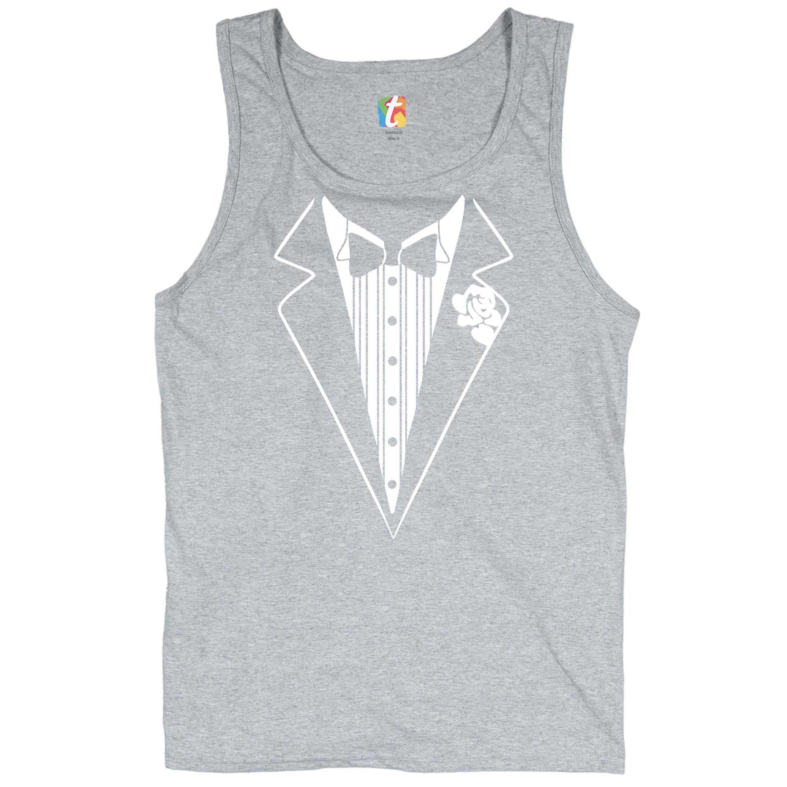 Tuxedo Tank Top Funny Wedding Prom Bachelor Party Top Groom Gift Costume Gym