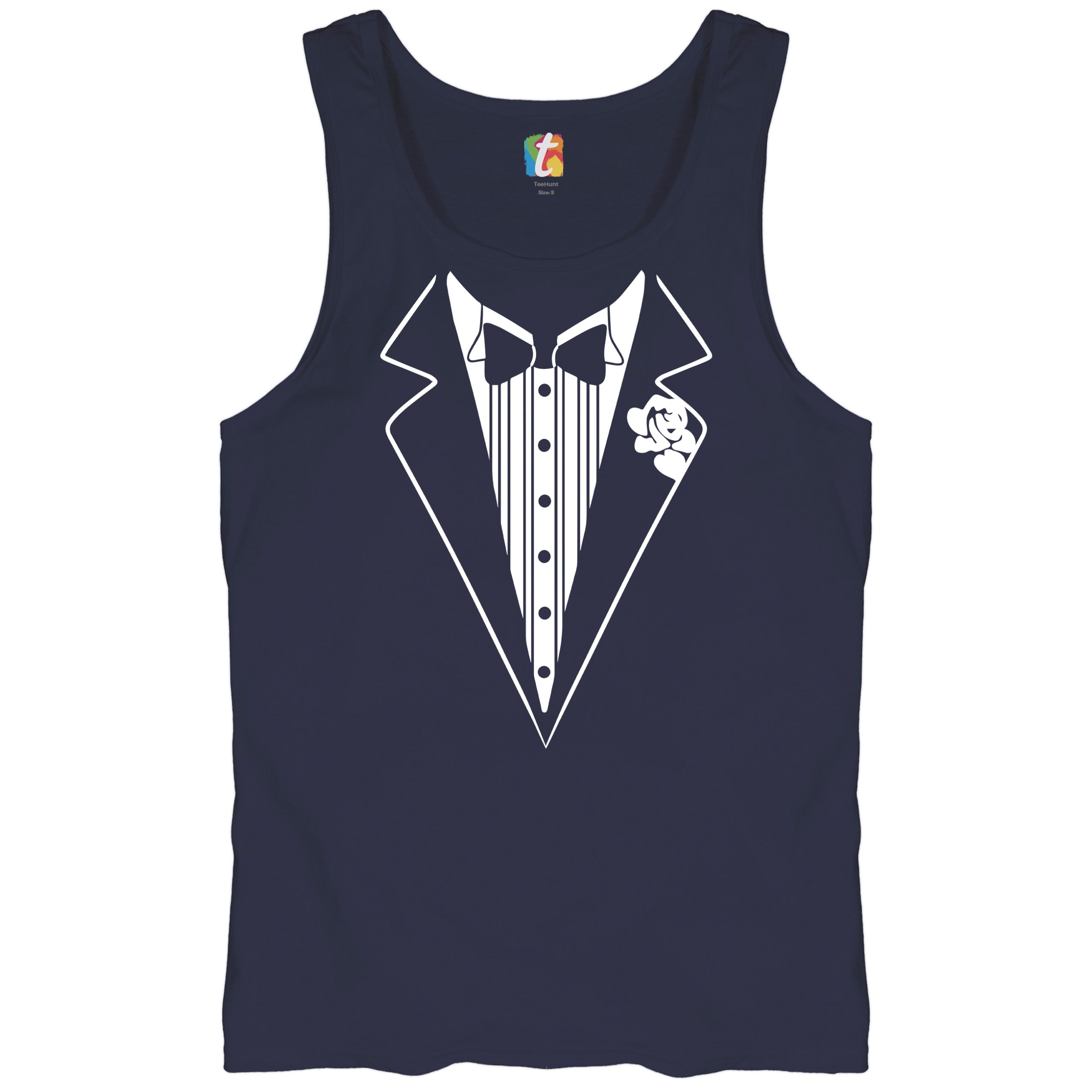 Tuxedo Tank Top Funny Wedding Prom Bachelor Party Top Groom Gift Costume Gym