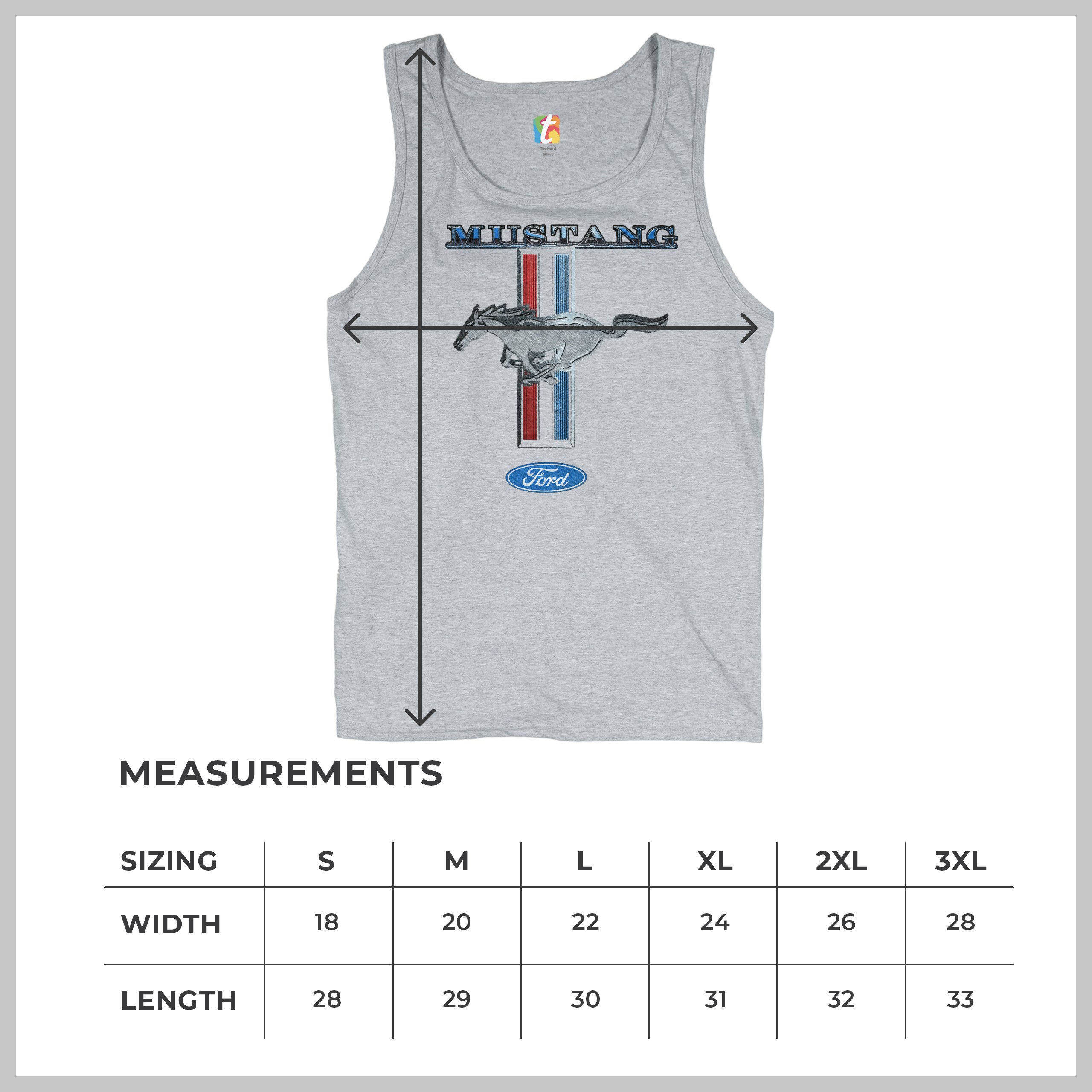 Ford Mustang Classic Tank Top GT Cobra Boss 302 Mach 1 Top - Picture 28 of 49
