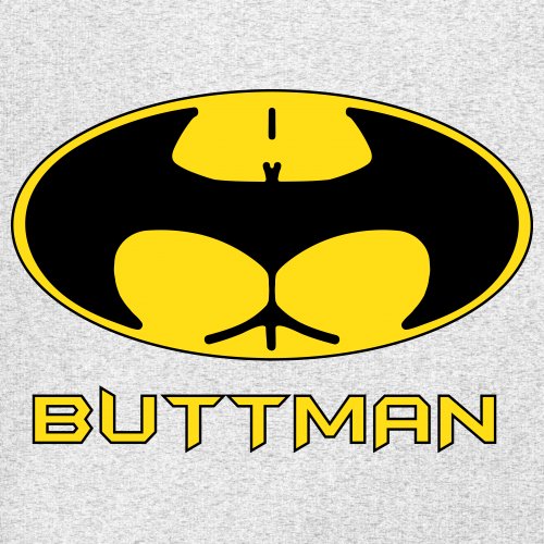 Buttman Funny Parody T-Shirt Humor Booty Ass Drinking Tee Shirt - Picture 17 of 112