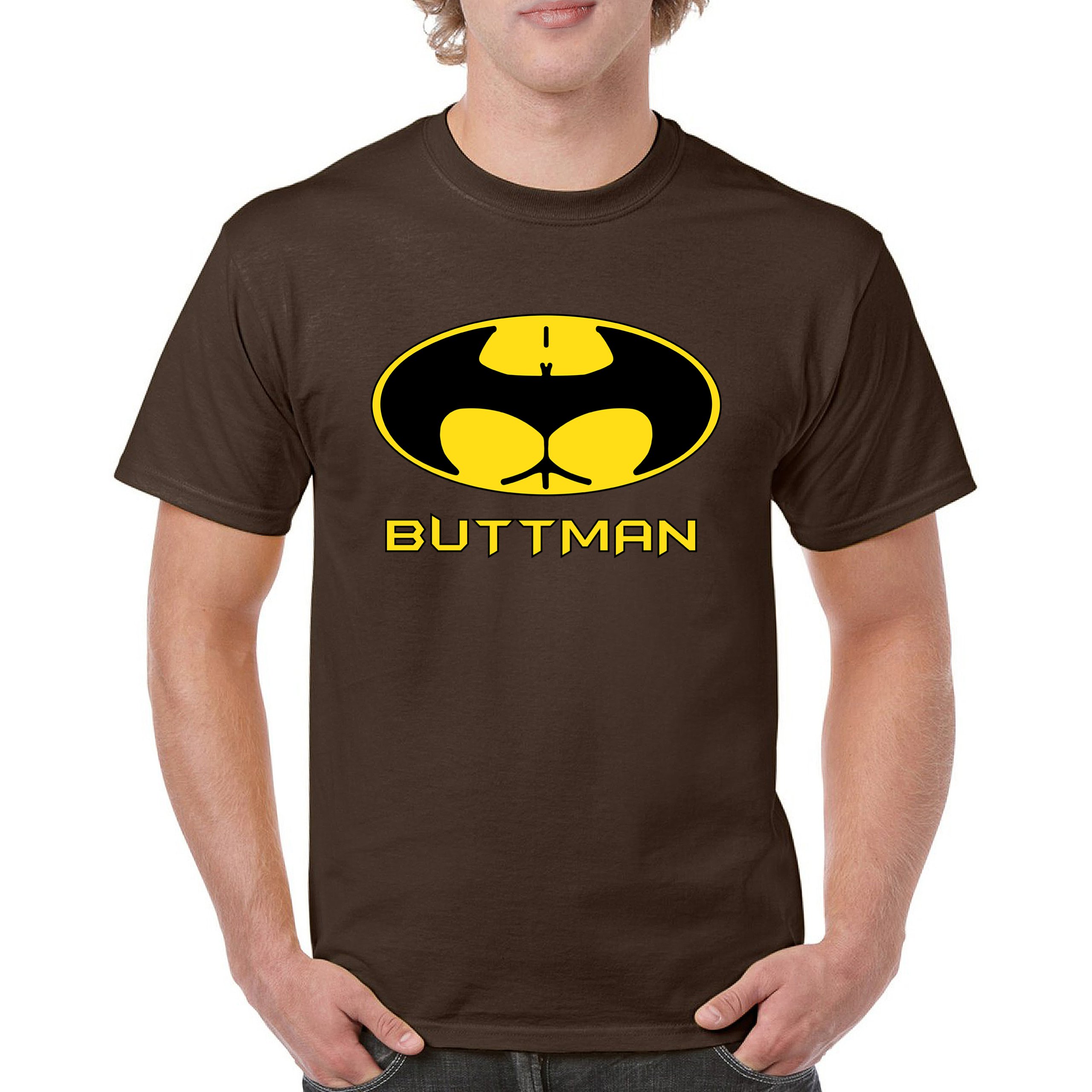 Buttman Funny Parody T-Shirt Humor Booty Ass Drinking Tee Shirt - Picture 106 of 112