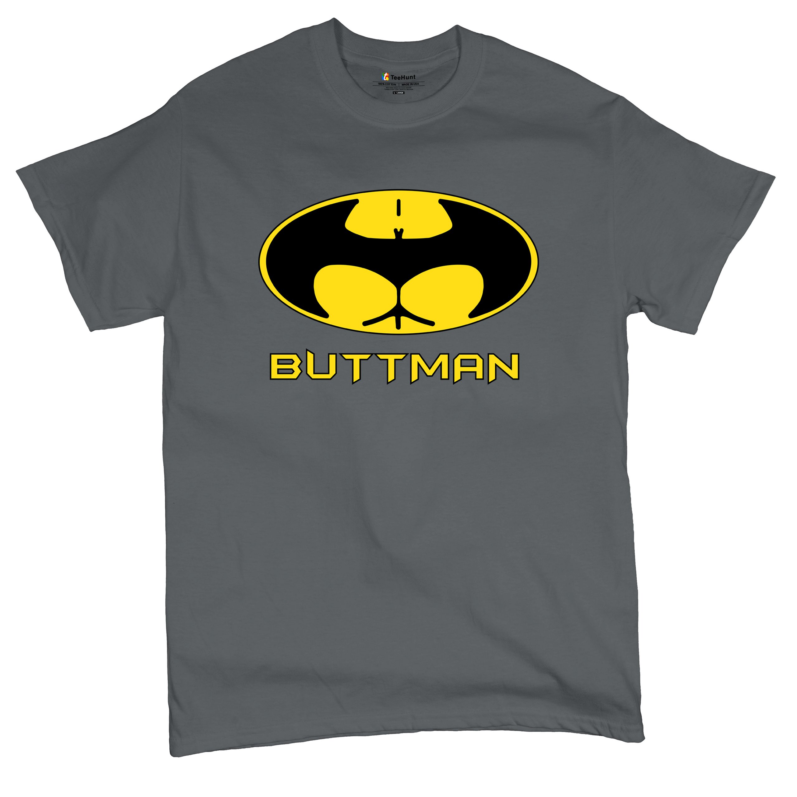 Buttman Funny Parody T-Shirt Humor Booty Ass Drinking Tee Shirt - Picture 33 of 112