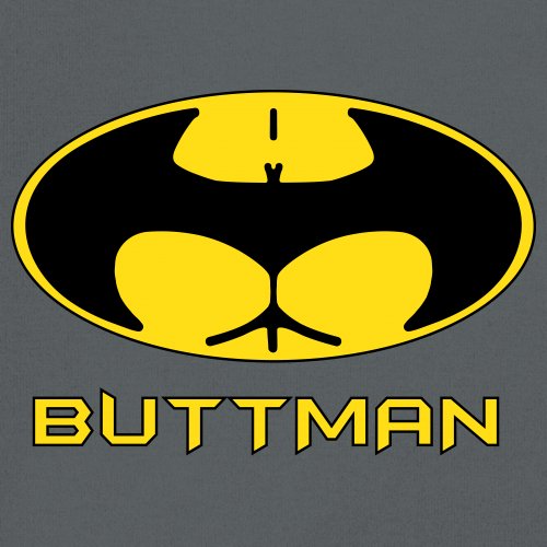 Buttman Funny Parody T-Shirt Humor Booty Ass Drinking Tee Shirt - Picture 31 of 112
