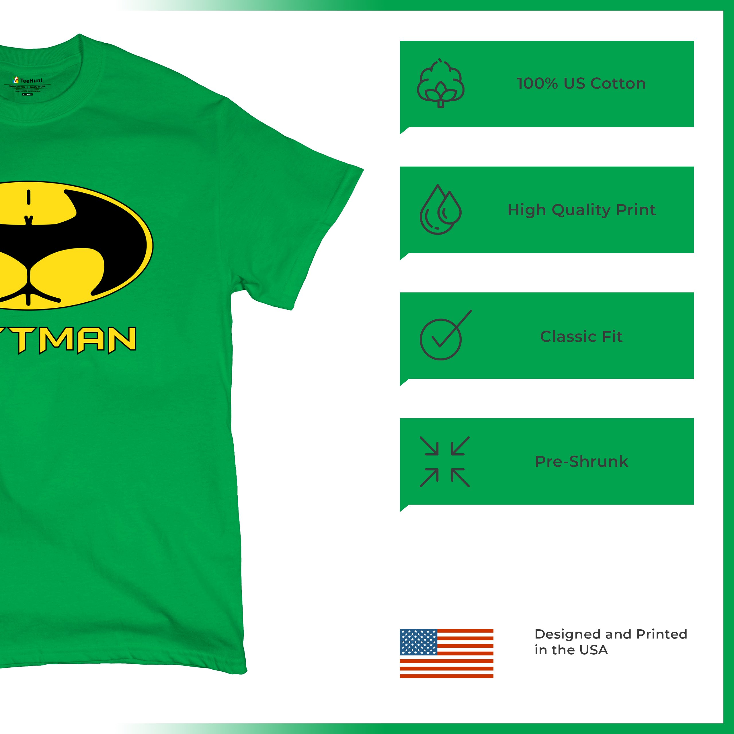 Buttman Funny Parody T-Shirt Humor Booty Ass Drinking Tee Shirt - Picture 76 of 112