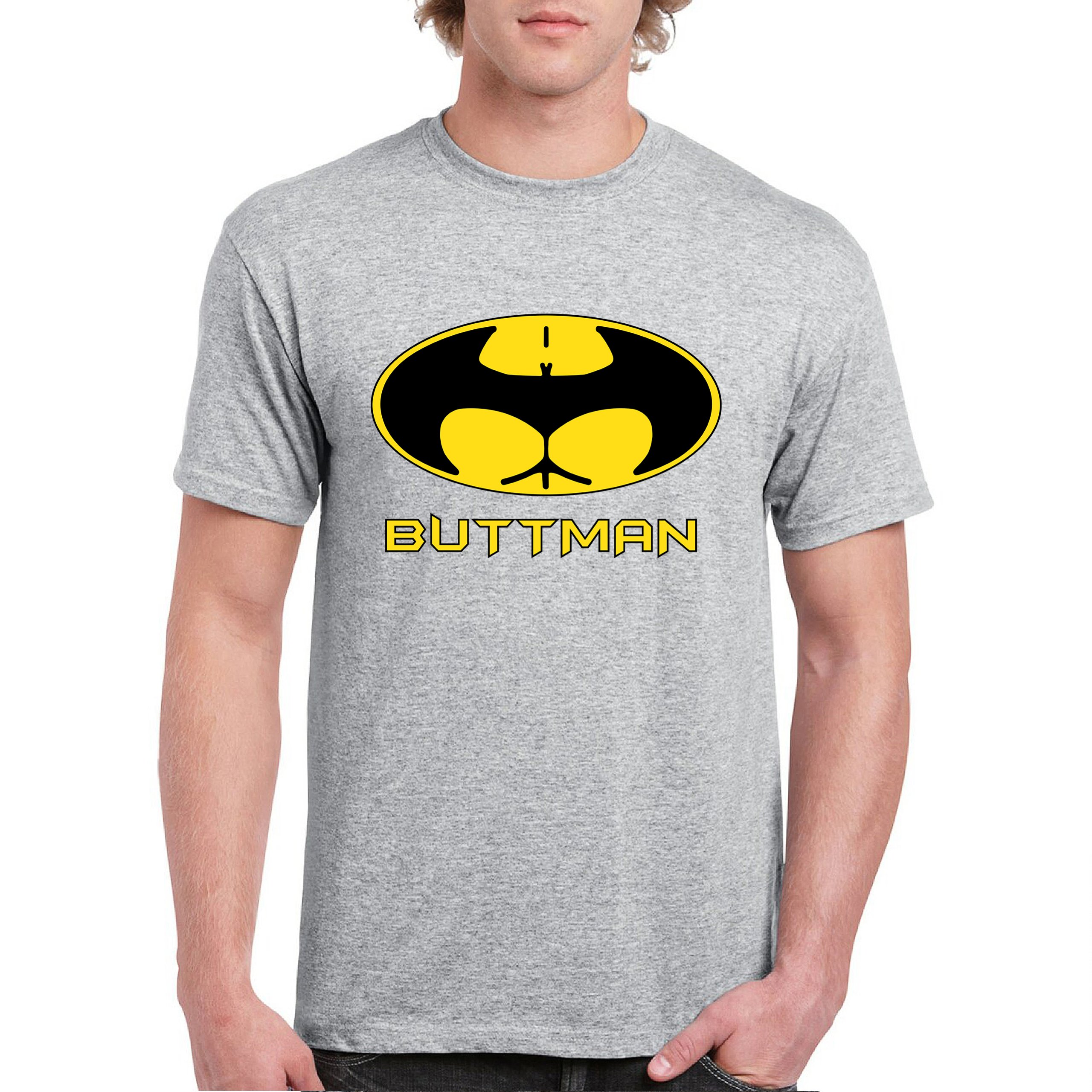 Buttman Funny Parody T-Shirt Humor Booty Ass Drinking Tee Shirt - Picture 22 of 112