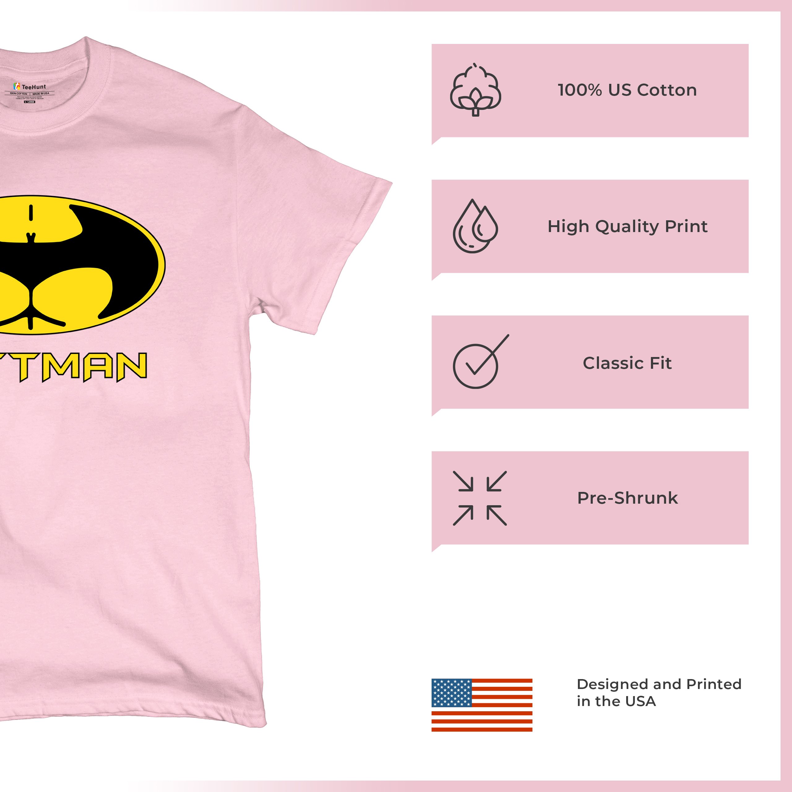 Buttman Funny Parody T-Shirt Humor Booty Ass Drinking Tee Shirt - Picture 97 of 112