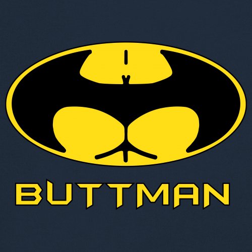 Buttman Funny Parody T-Shirt Humor Booty Ass Drinking Tee Shirt - Picture 52 of 112
