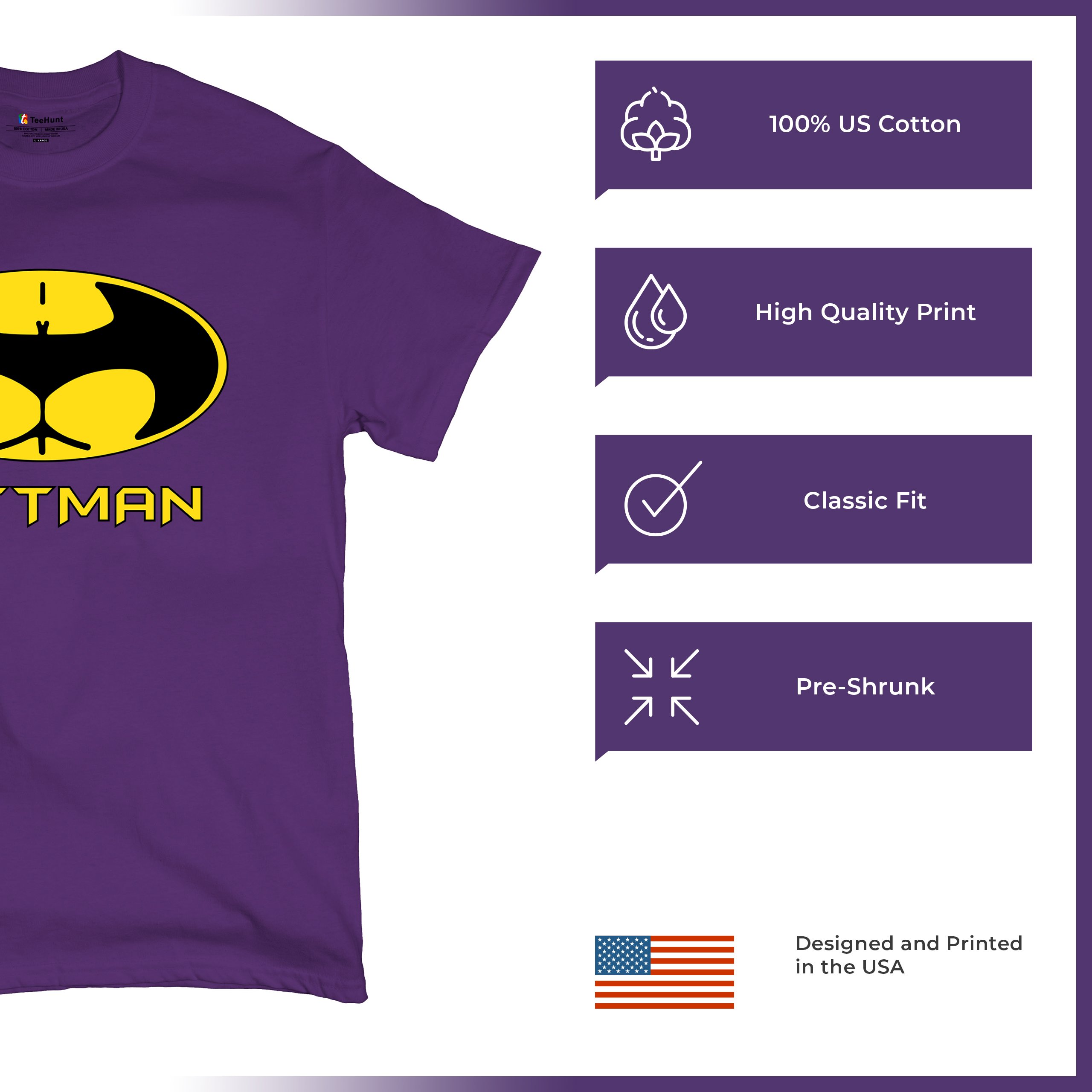 Buttman Funny Parody T-Shirt Humor Booty Ass Drinking Tee Shirt - Picture 104 of 112