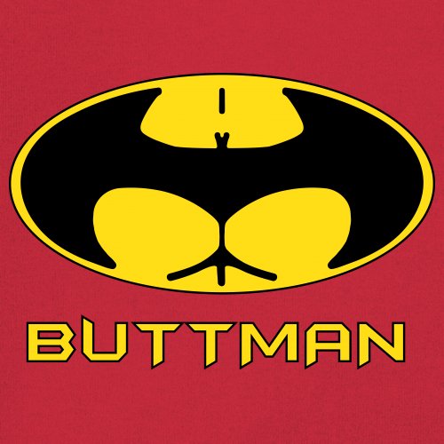 Buttman Funny Parody T-Shirt Humor Booty Ass Drinking Tee Shirt - Picture 59 of 112