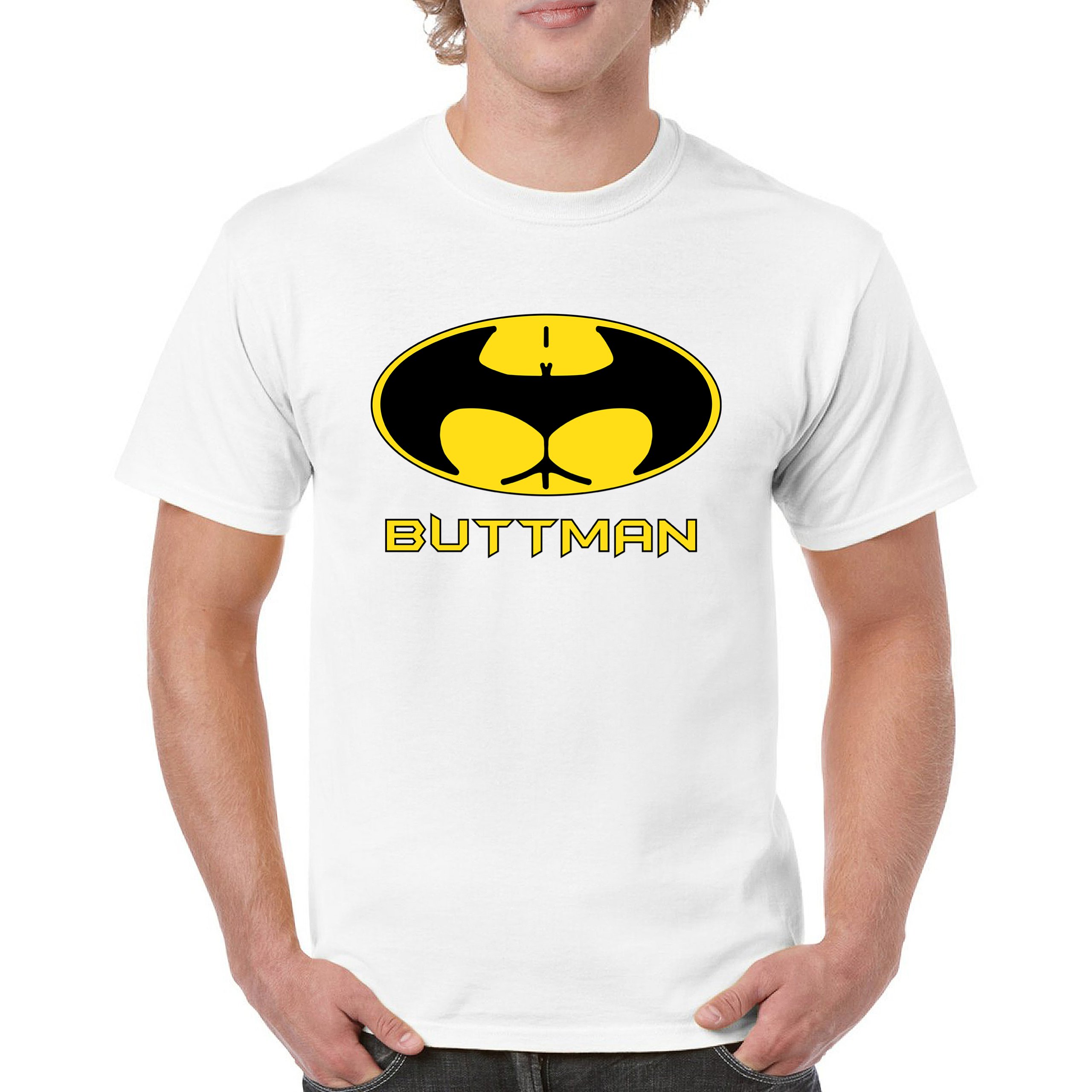 Buttman Funny Parody T-Shirt Humor Booty Ass Drinking Tee Shirt - Picture 36 of 112