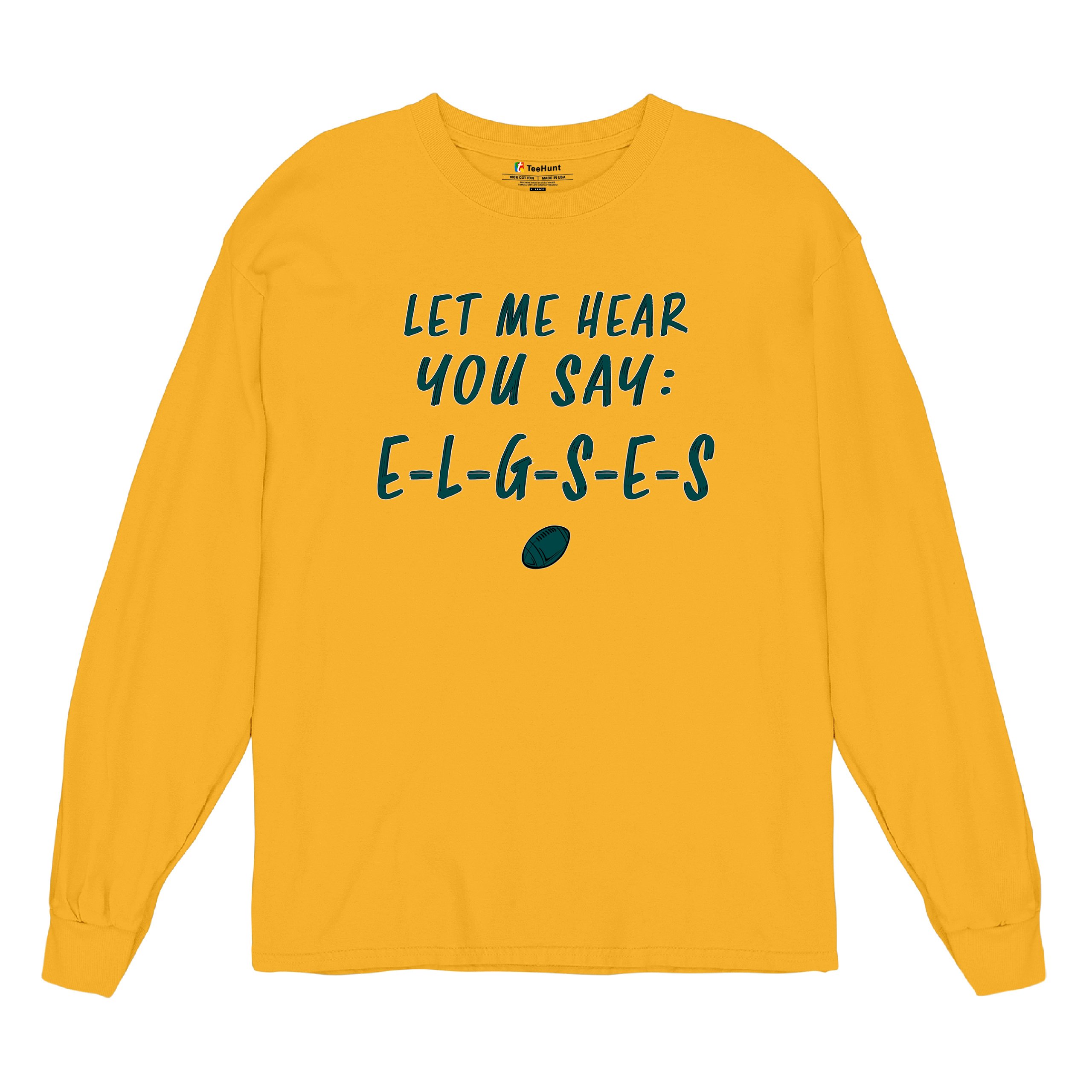 Let Me Hear You Say E-L-G-S-E-S Langarm T-Shirt Philadelphia Philly Fan PA - Bild 75 von 84