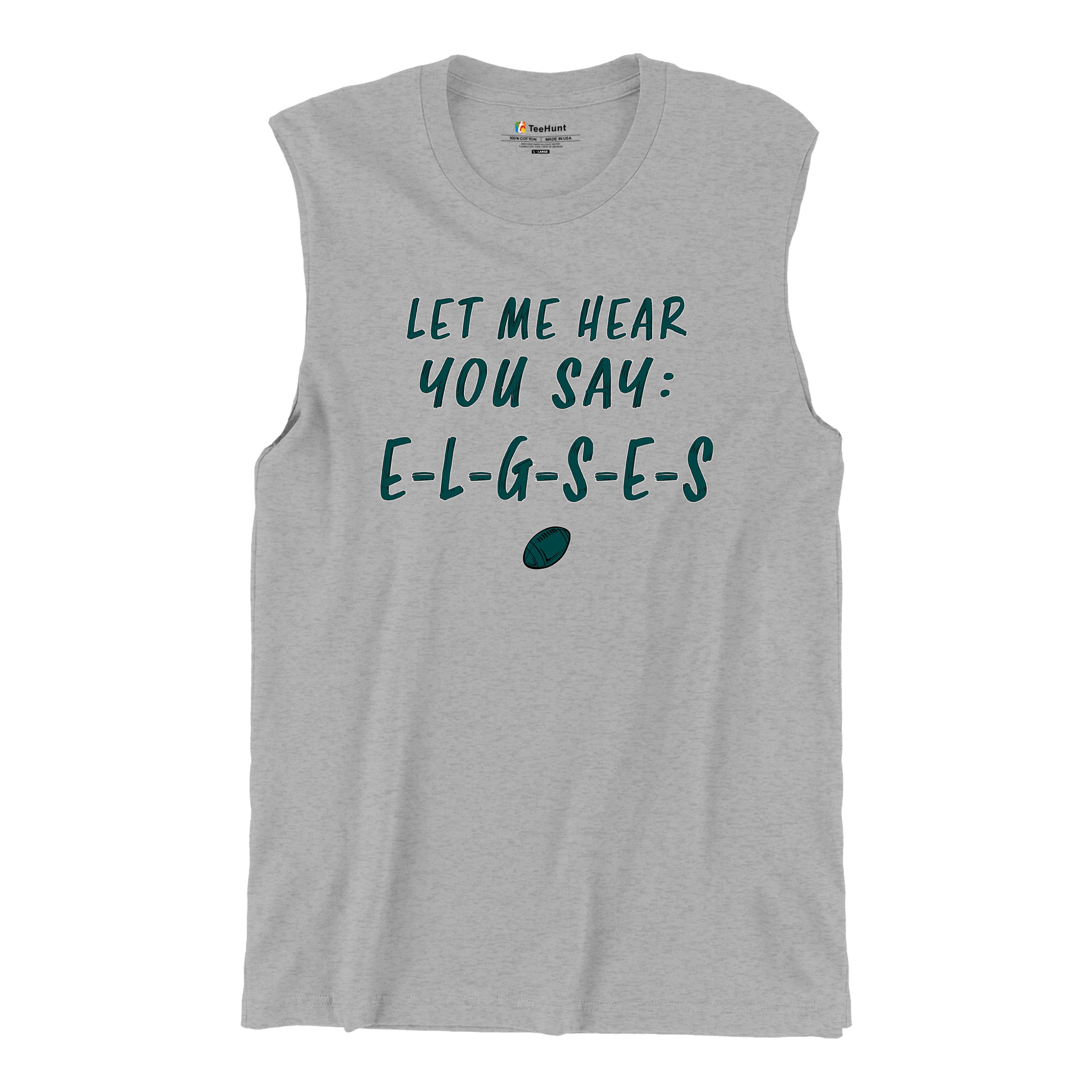 Let Me Hear You Say E-L-G-S-E-S Muskelshirt Philadelphia Philly Fan PA Herren - Bild 19 von 49