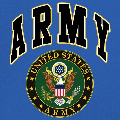 United States Army Long Sleeve T-Shirt Army Crest Patriotic