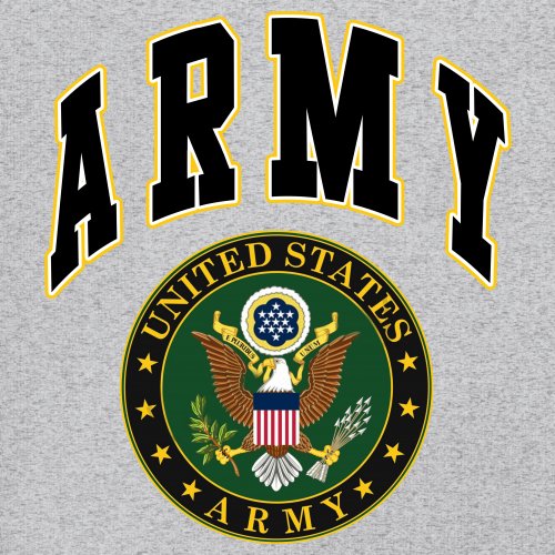 United States Army Long Sleeve T-Shirt Army Crest Patriotic