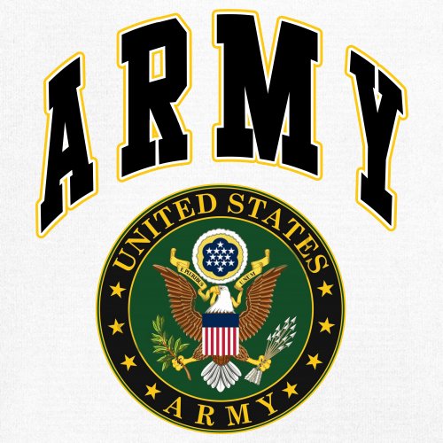 United States Army Long Sleeve T-Shirt Army Crest Patriotic